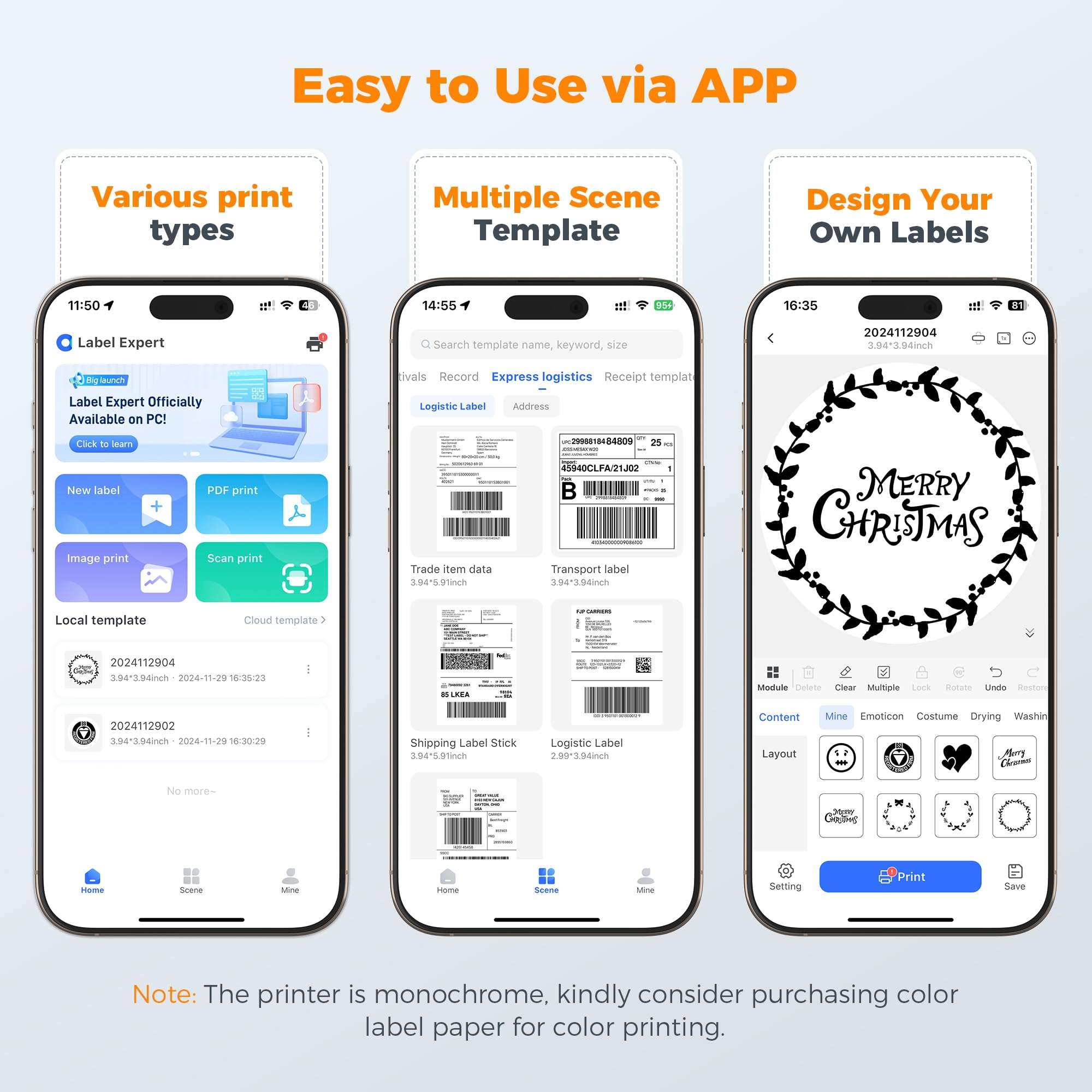 Joysea Bluetooth Shipping Label Printer, E41 Pro 4x6 Wireless Thermal Printer for Amazon, FedEx, USPS Labels, Compatible with iOS, Android, Windows Mac 5
