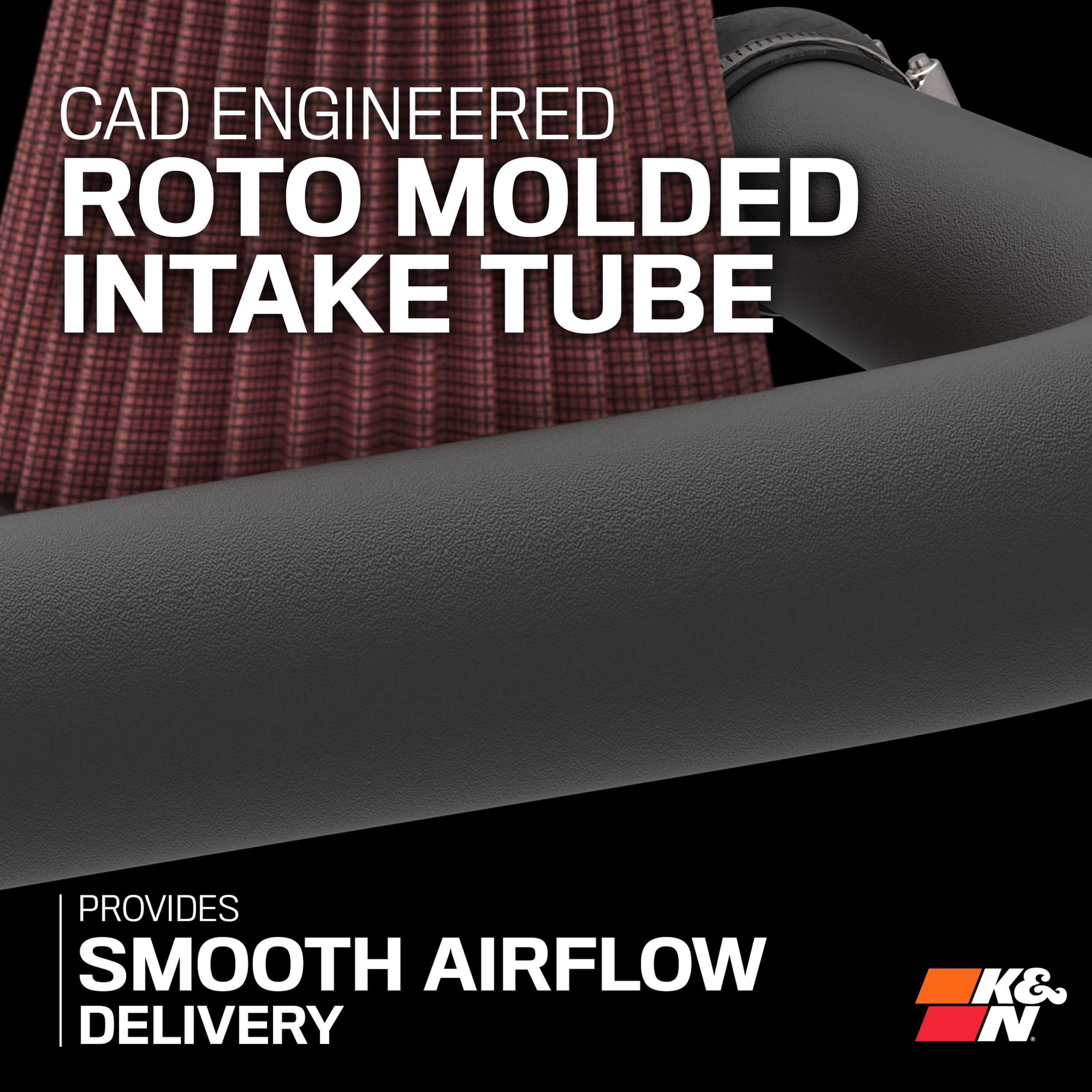 K&N Cold Air Intake System: High-Flow Air Filter, Increase Performance & Towing: Compatible with 2019-2025 Chevrolet/GMC: Silverado 1500, Sierra 1500, 63-3113 5