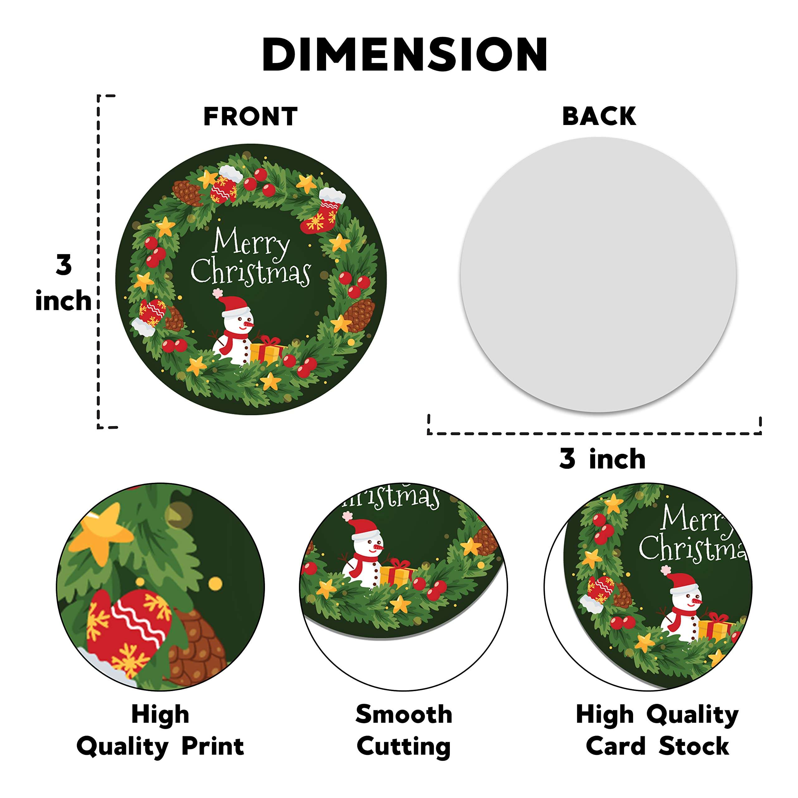 Festiko® 48 Pcs Merry Christmas Wish Cards (Design 2), Merry Christmas Wish Tags, Christmas Wish Note Cards, Merry Christmas Wishing Cards 4