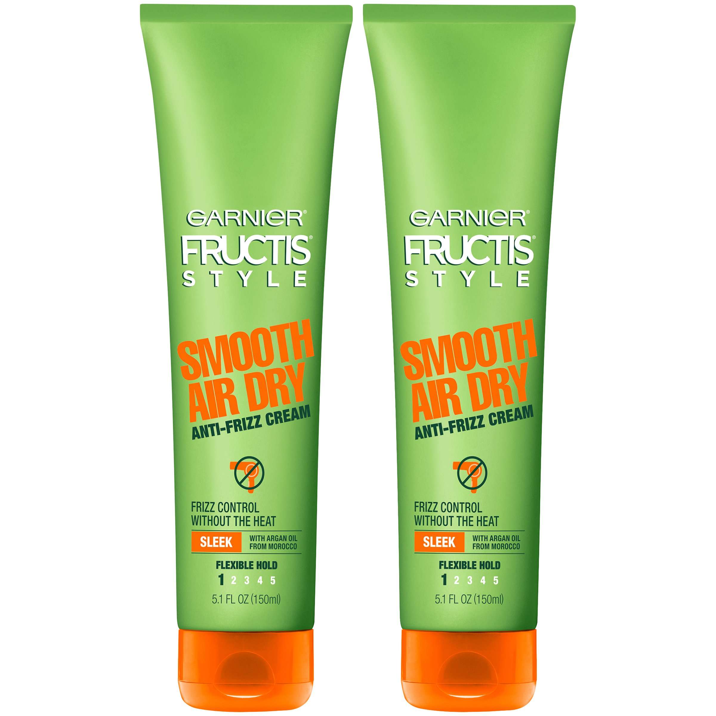 Garnier Fructis Style Smooth Air Dry Anti-Frizz Cream, Sleek, 5.1 Fl Oz, Pack of 2 (Packaging May Vary) 2