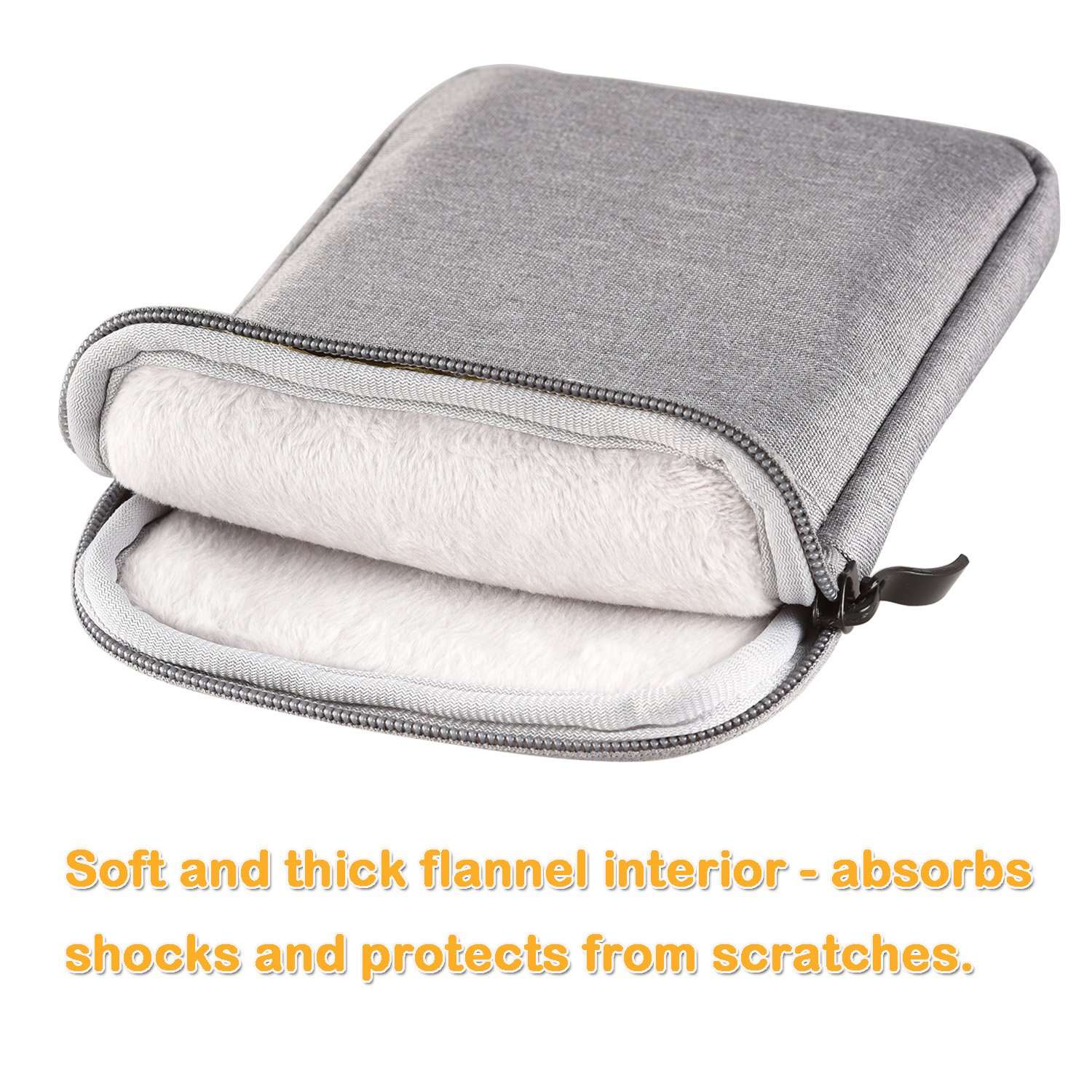 WANPOOL Hand Strap Holder for Kindle/Paperwhite/Voyage/Oasis 6 Inch, Plus Protective Felt Cover Pouch Bag 3