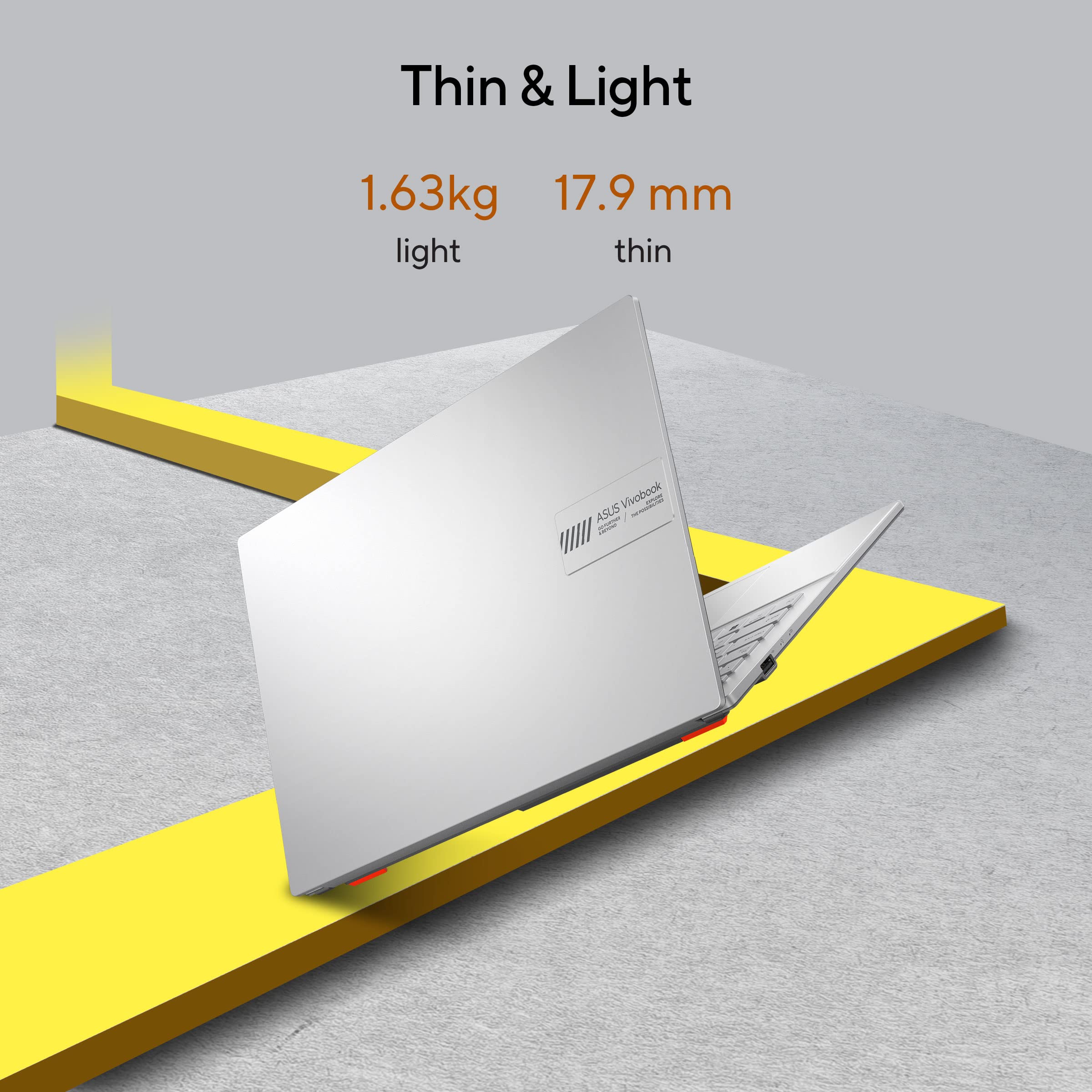 ASUS Vivobook Go 15 (2023), AMD Ryzen 5 7520U, 15.6" (39.62 cm) FHD, Thin and Light Laptop (16GB/512GB SSD/Integrated Graphics/Windows 11/Office 2021/Silver/1.8 Kg), E1504FA-NJ541WS 4