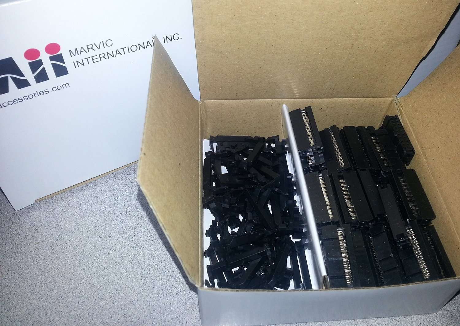 PC Accessories - Connectors Pro 50-Pack 2X10 20P 2.54mm Dual Rows IDC Sockets for Flat Ribbon Cable, 20 Pins FC Female Connector 5