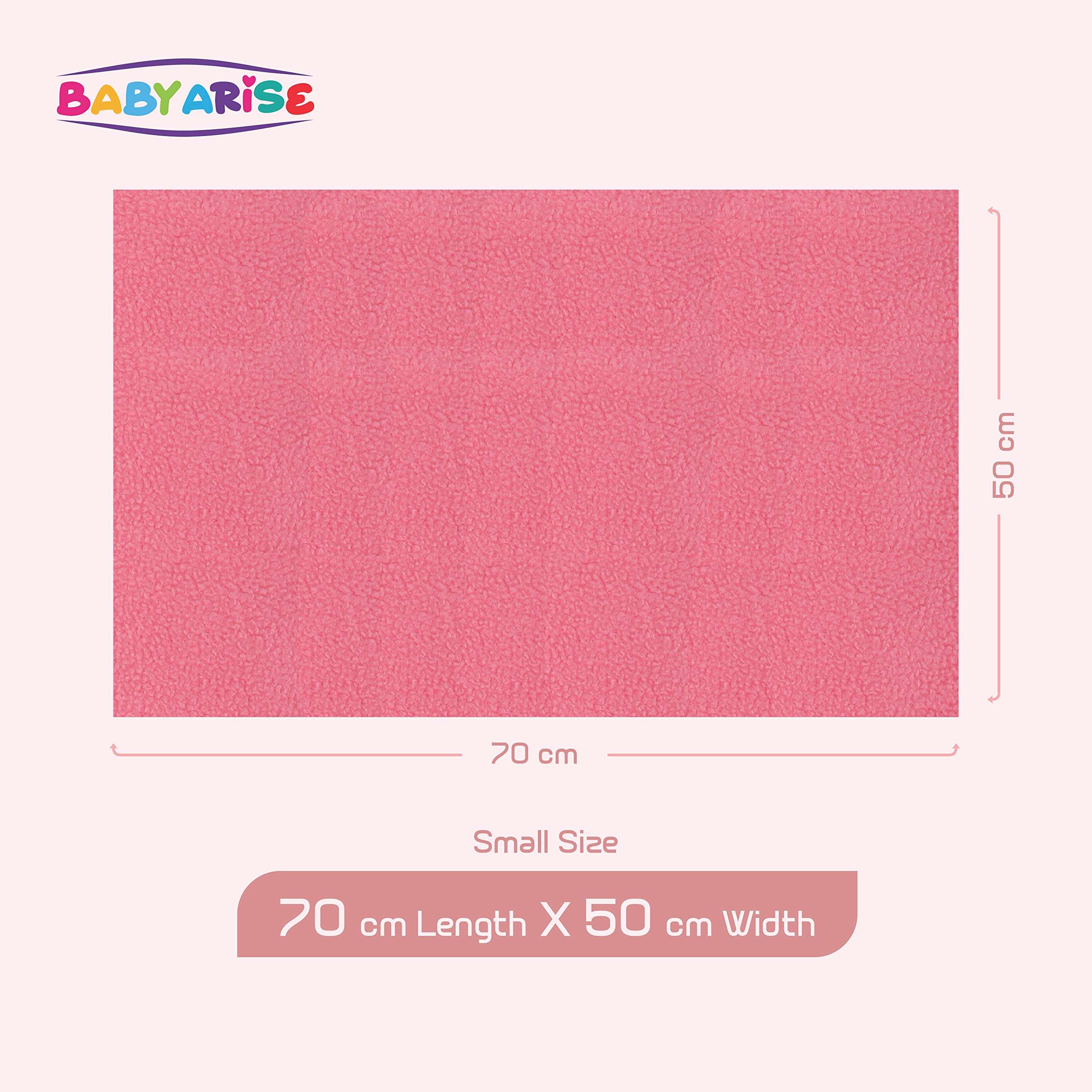 BABY ARISE Quick Dry Sheet,Bed Protector 100% Waterproof Bed Protector Baby Care Dry Sheet- Large | (140cm x 100cm)-Sky Blue 5