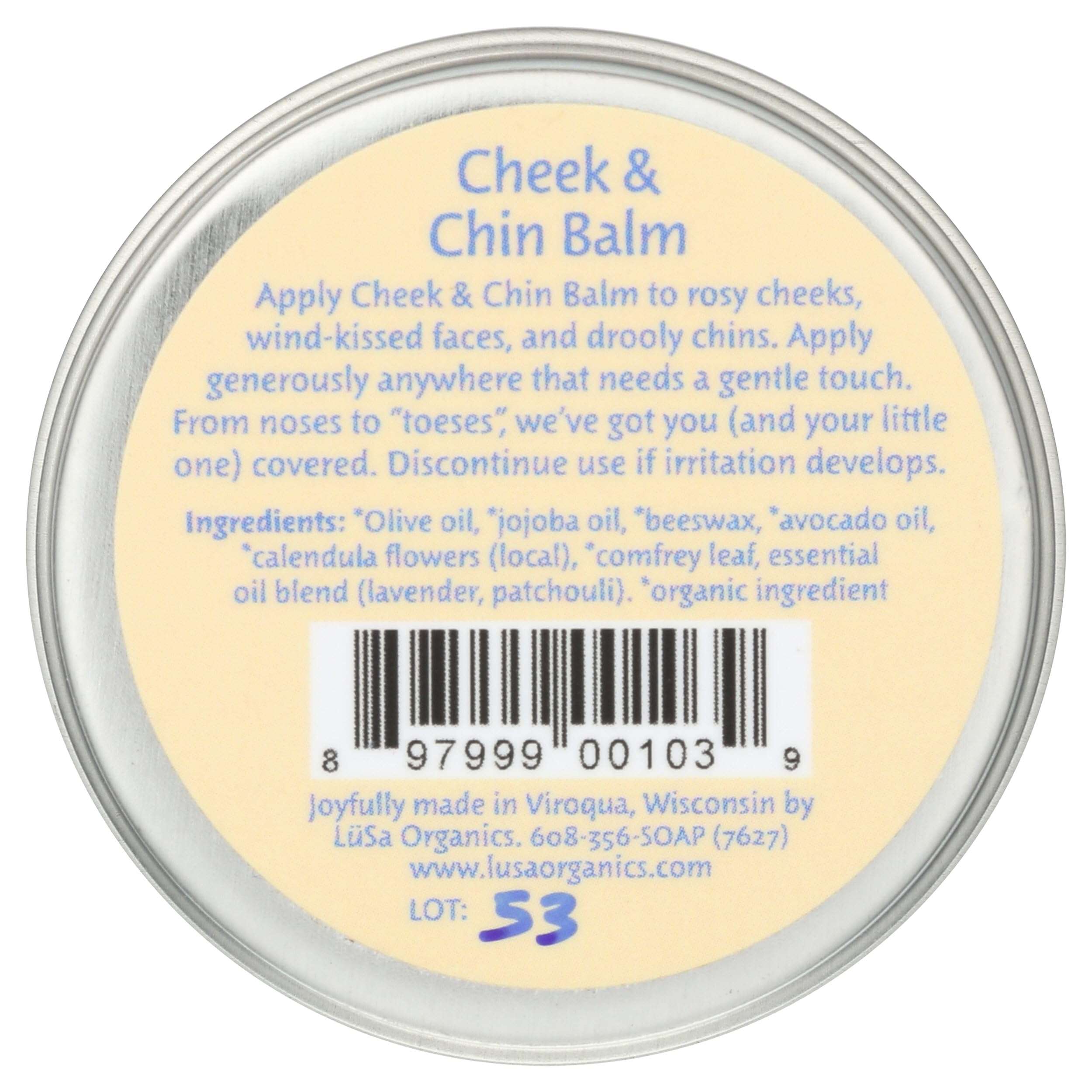 LUSA ORGANICS Cheek and Chin Balm, 0.8 OZ 2