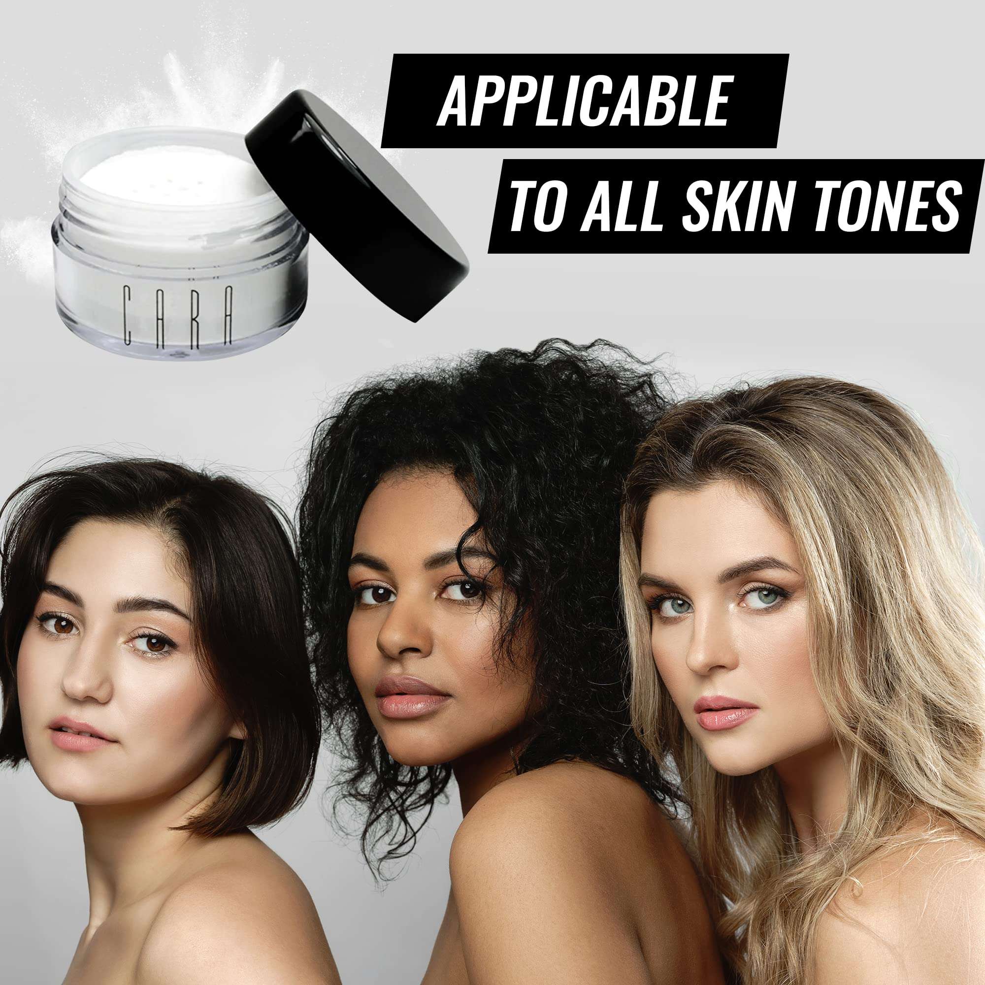 CARA Cosmetics High Definition Loose Powder - Translucent Loose Setting Powder For Make Up, Finishing Powder, Face Powder, Talc-Free Powder Makeup, Radiant Face Powder With Shine Free Finish (White) 6