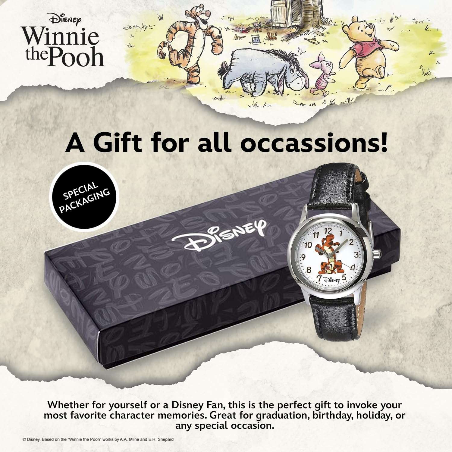 Disney Tween Stainless Steel Analog Quartz Watch 6