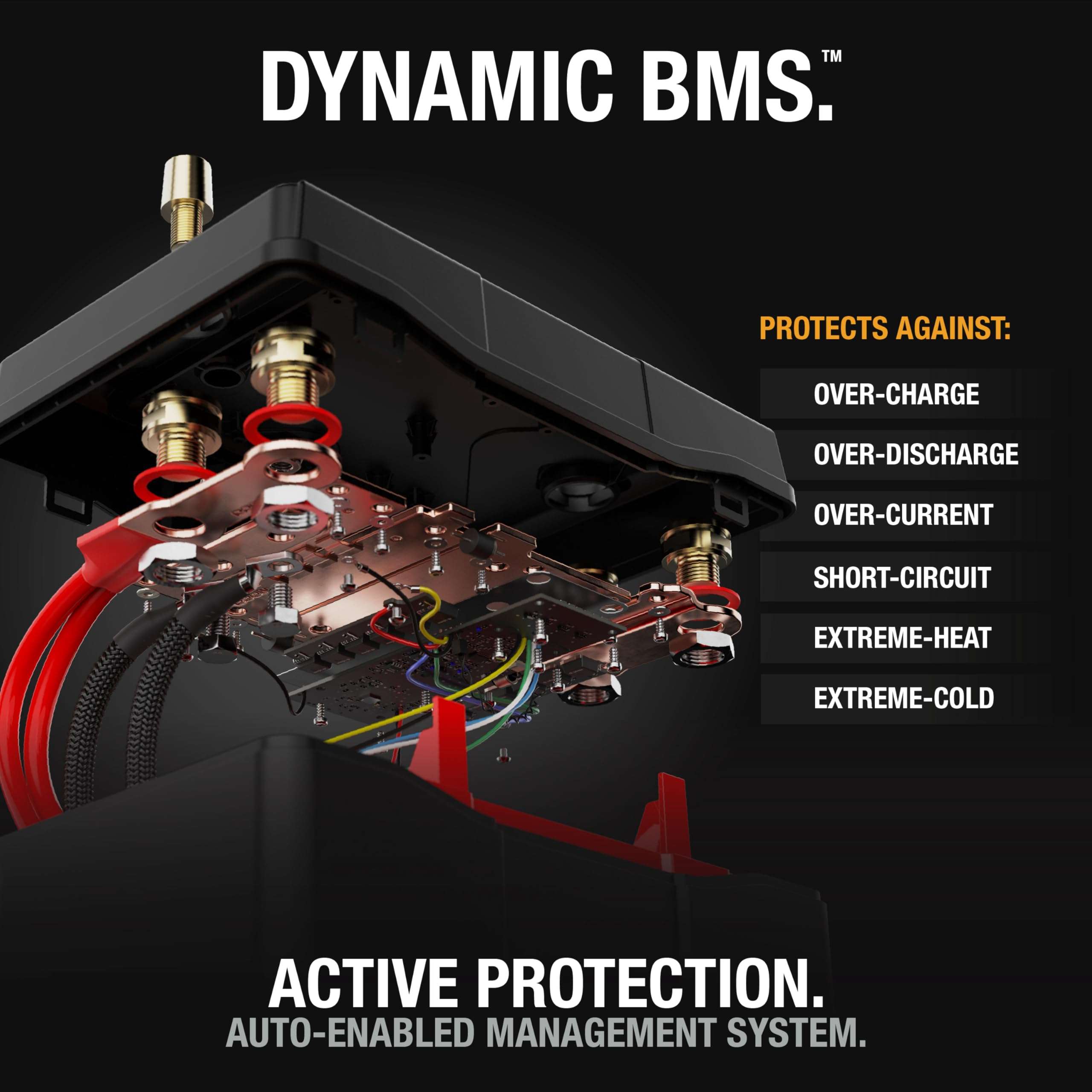 NOCO Lithium NLX24: 12V Dual-Purpose LiFePO4 Lithium-Ion Battery - 90Ah Deep-Cycle and 1200A Group 24 Starter Battery - UL Listed - Built-In Dynamic BMS 3