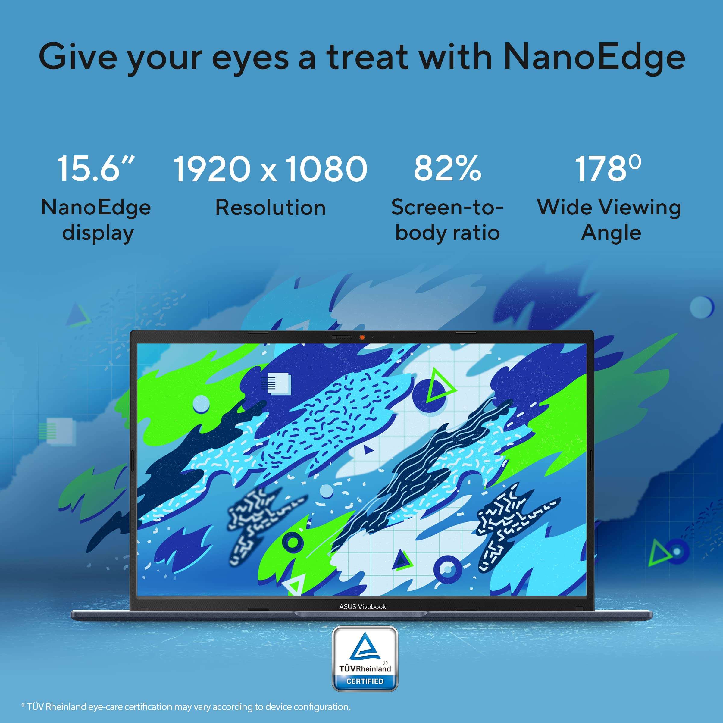 ASUS Vivobook 15 (2023), Intel Core I5-13500H 13Th Gen, Thin and Light Laptop, 15.6" (39.62 Cms) Fhd, (16Gb/512Gb SSD/Intel Iris X?/Win 11/Office 2021/Backlit Kb/Blue/1.7 Kg), X1502Va-Nj541Ws 3