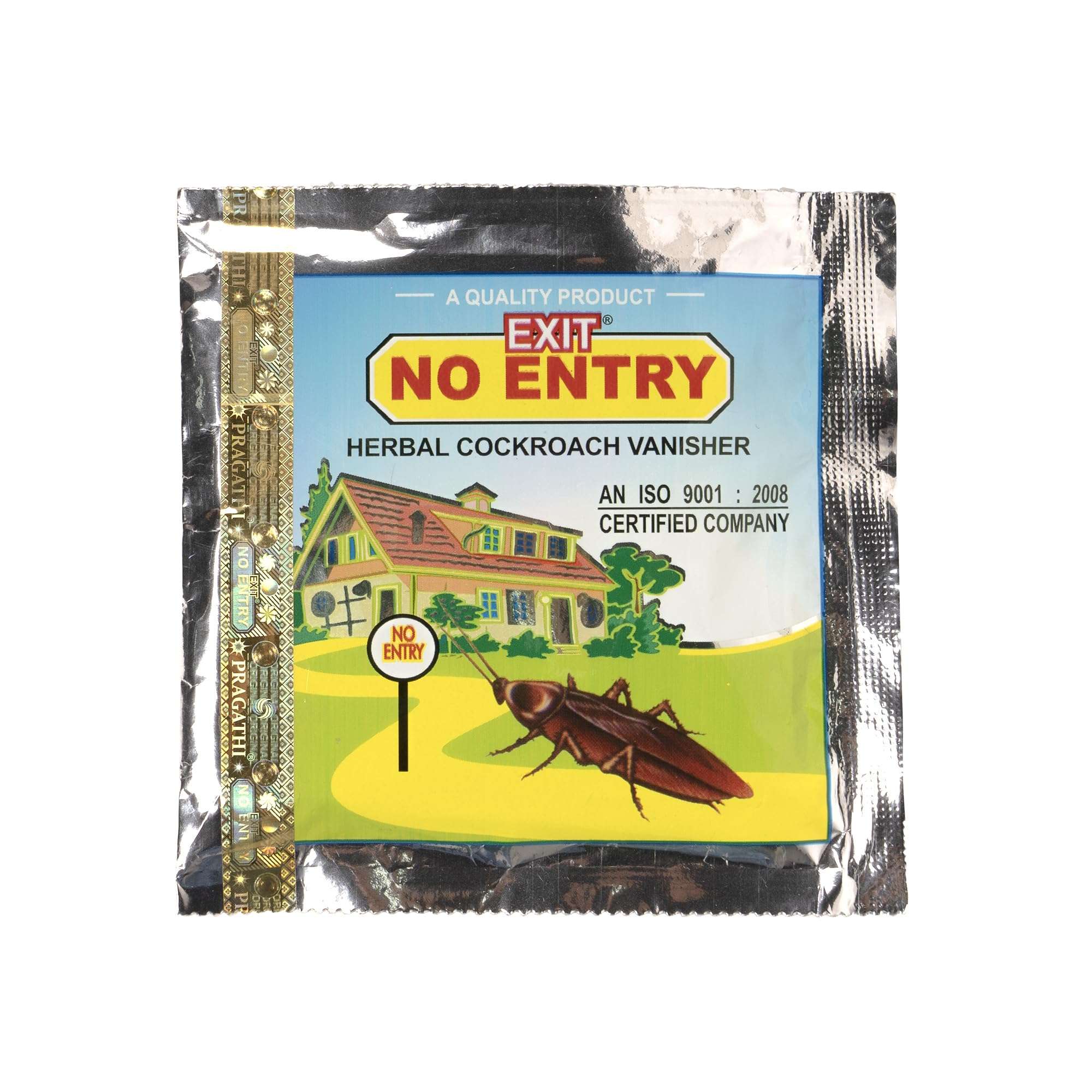 EXIT NO ENTRY Herbal Cockroach Vanisher Dough, 150 Gram (Pack Of 3, 50 Gram Each) | Odourless | Eco-Friendly | Cockroach Repellant | Pet Safe 4
