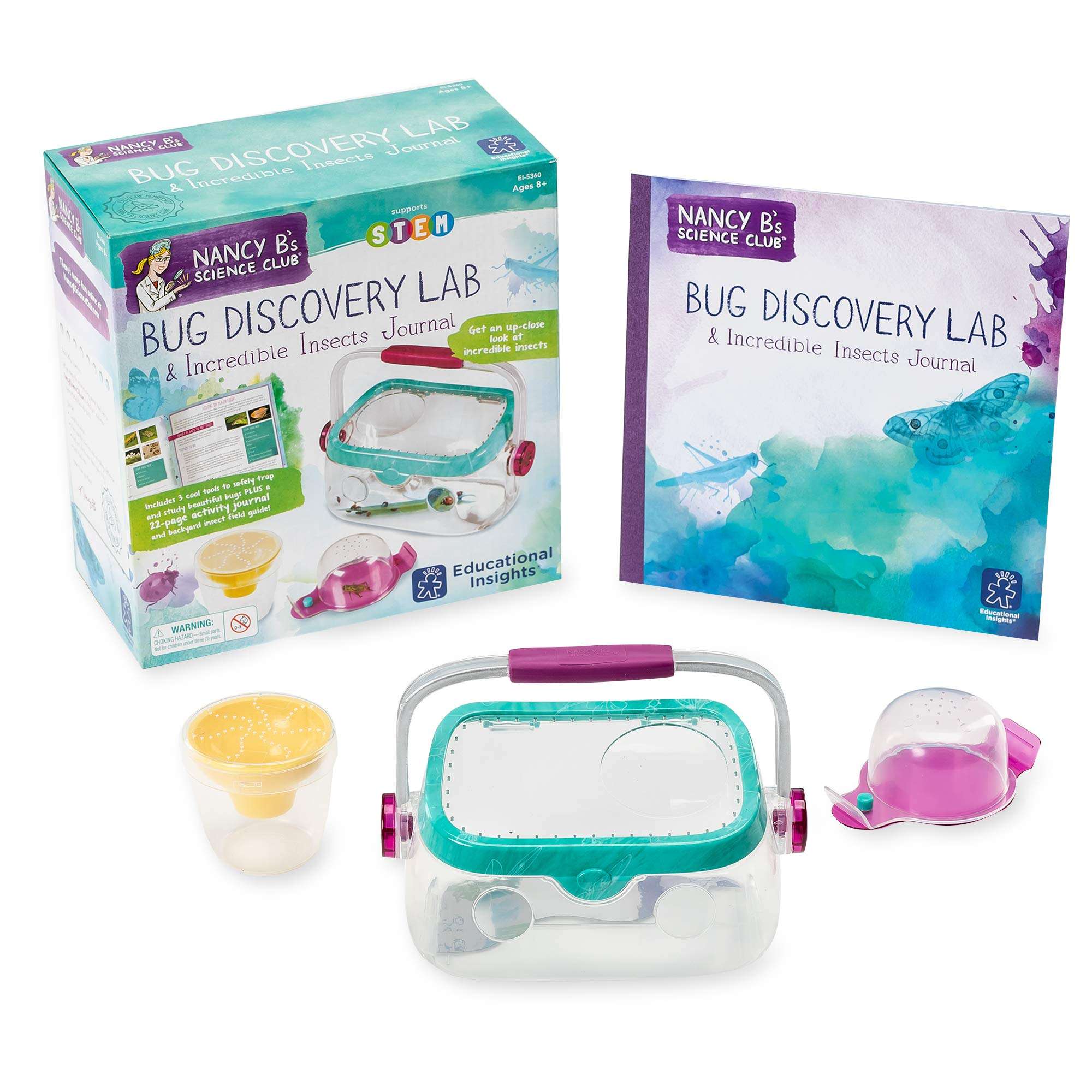 Educational Insights Nancy B's Science Club Bug Discovery Lab & Incredible Insects Journal 1