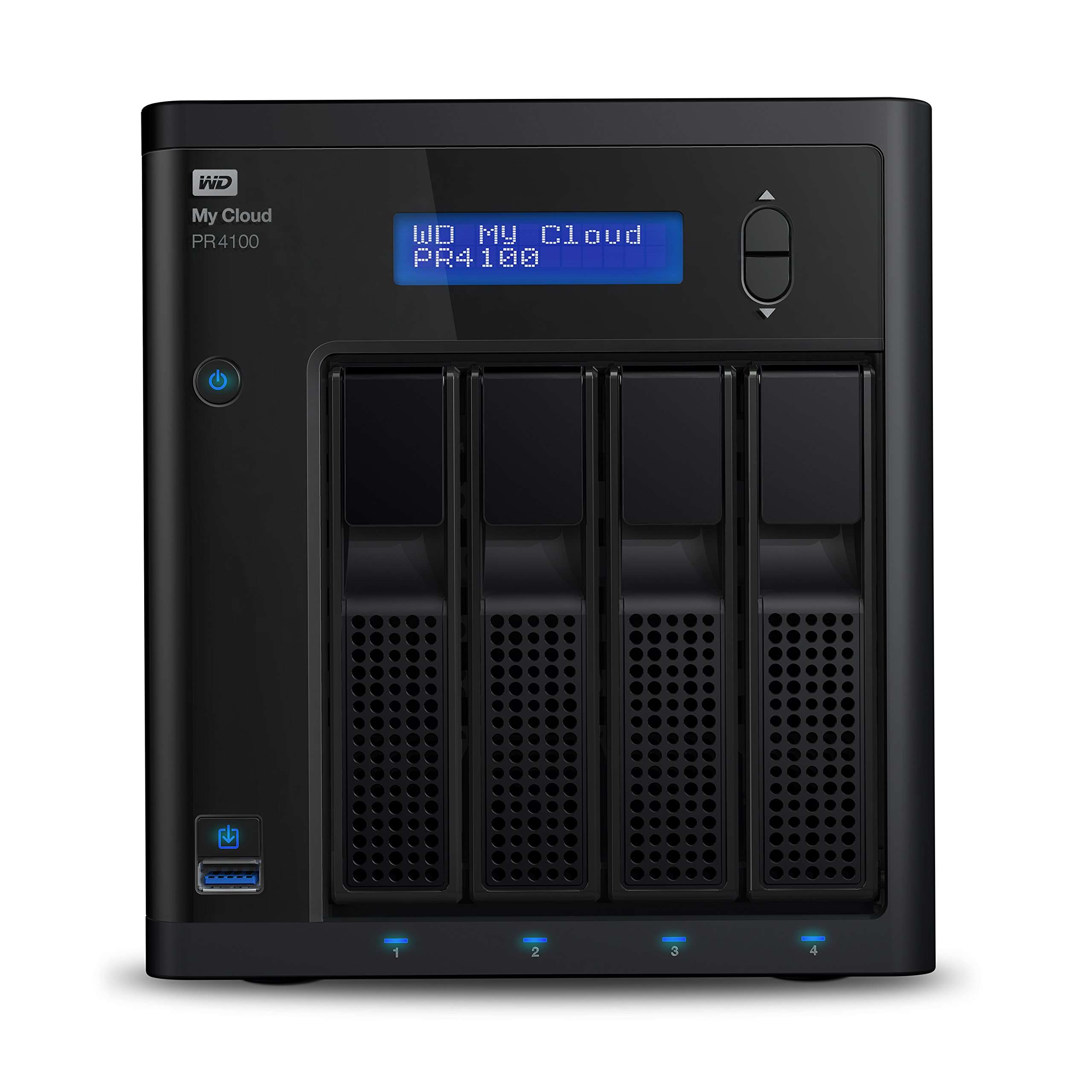 WD Diskless My Cloud Pro Series PR4100 Network Attached Storage & Western Digital 6TB WD Red Plus NAS Internal Hard Drive HDD - 5640 RPM, SATA 6 Gb/s, CMR, 128 MB Cache, 3.5" -WD60EFZX 2