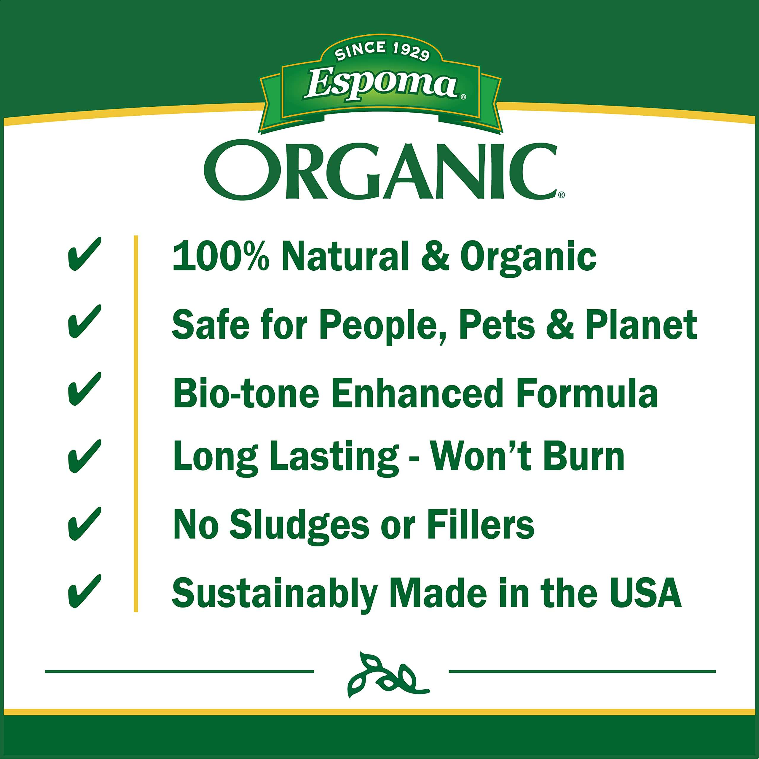 Espoma Organic Lawn Food Summer Revitalizer 8-0-0 Natural & Organic Fertilizer for All Lawns; Provides Iron & Long Lasting Organic Nitrogen for a Greener Lawn. 30 lb. Bag Covers up to 5,000 Sq. Ft. 4
