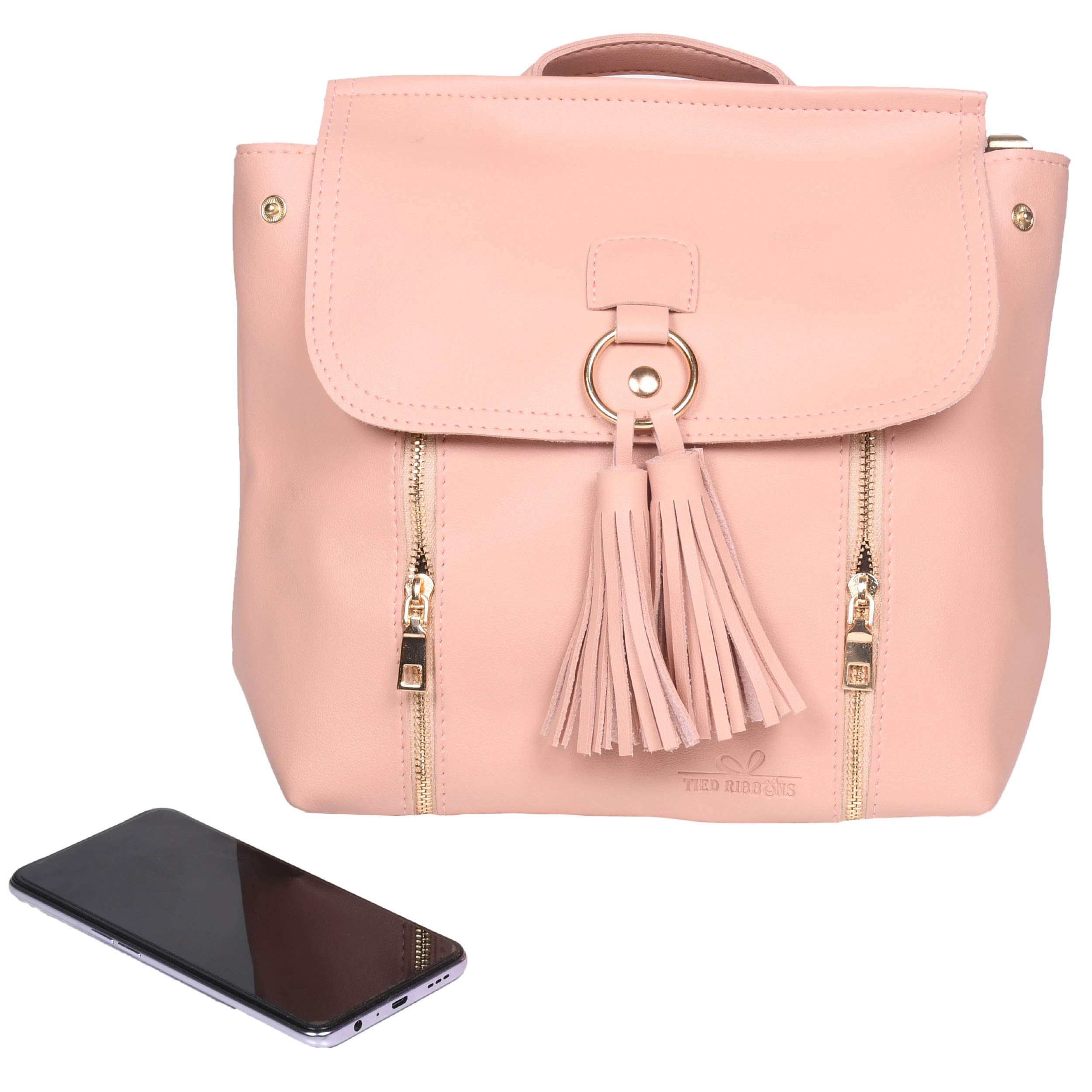 TIED RIBBONS Backpack for Girls Stylish Casual Bag (Artificial Leather) 3