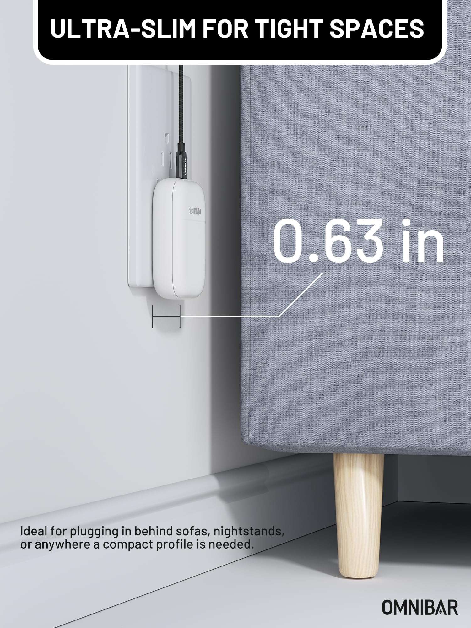Omnibar Slim Flat USB C Wall Charger with USB C to Lightning Cable (6FT/Silicone/Green), 30W GaN Charger PD3.0 PPS Fast Charging Block with MFi Certified Lightning Cable for iPhone 14/13/12/11/XR/XS 5