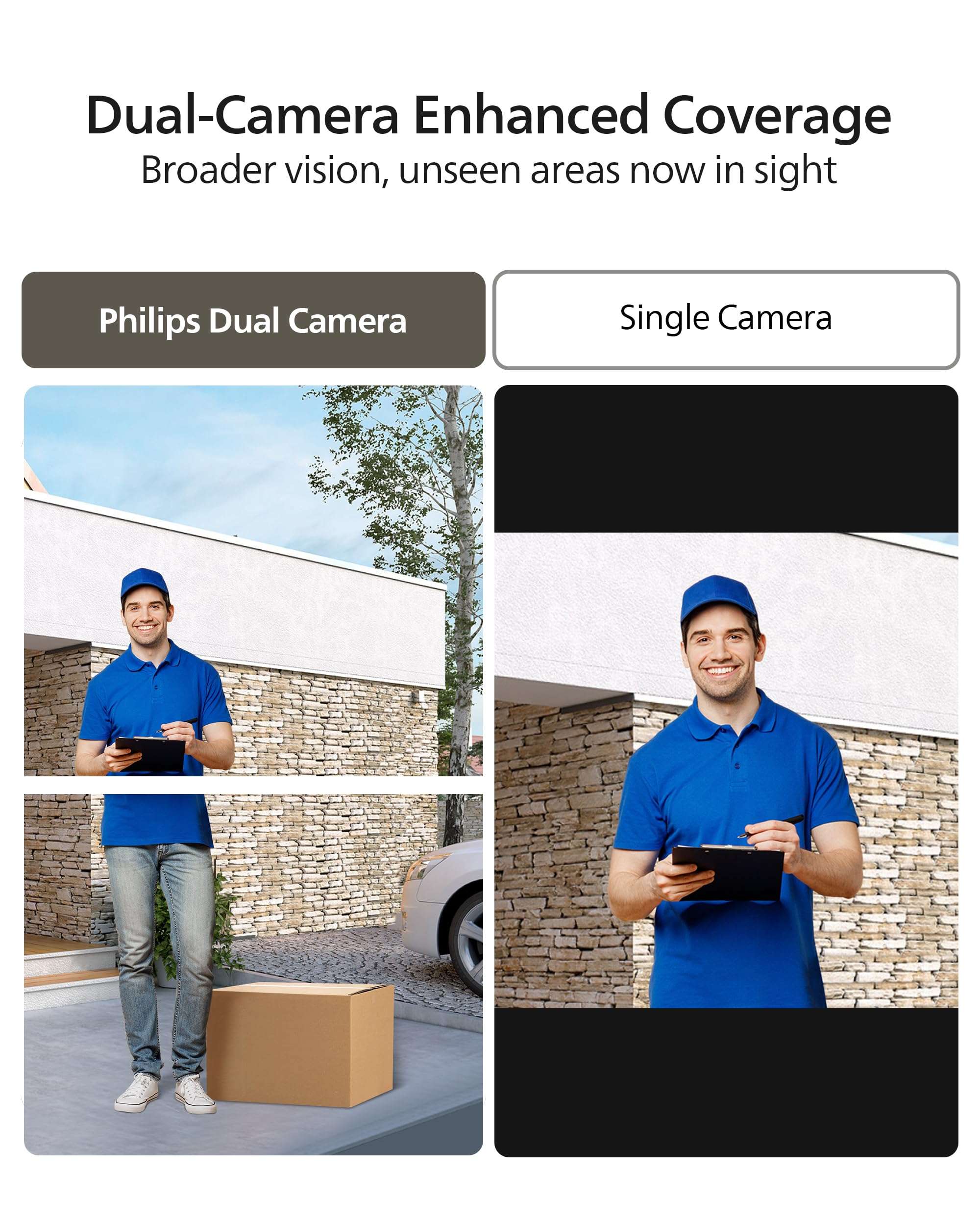 Philips Smart Lock + Wireless Dual Camera Video Doorbell, Smart Bluetooth Deadbolt, App Remote Control, 2K HD Doorbell Camera, No Monthly Fee 6