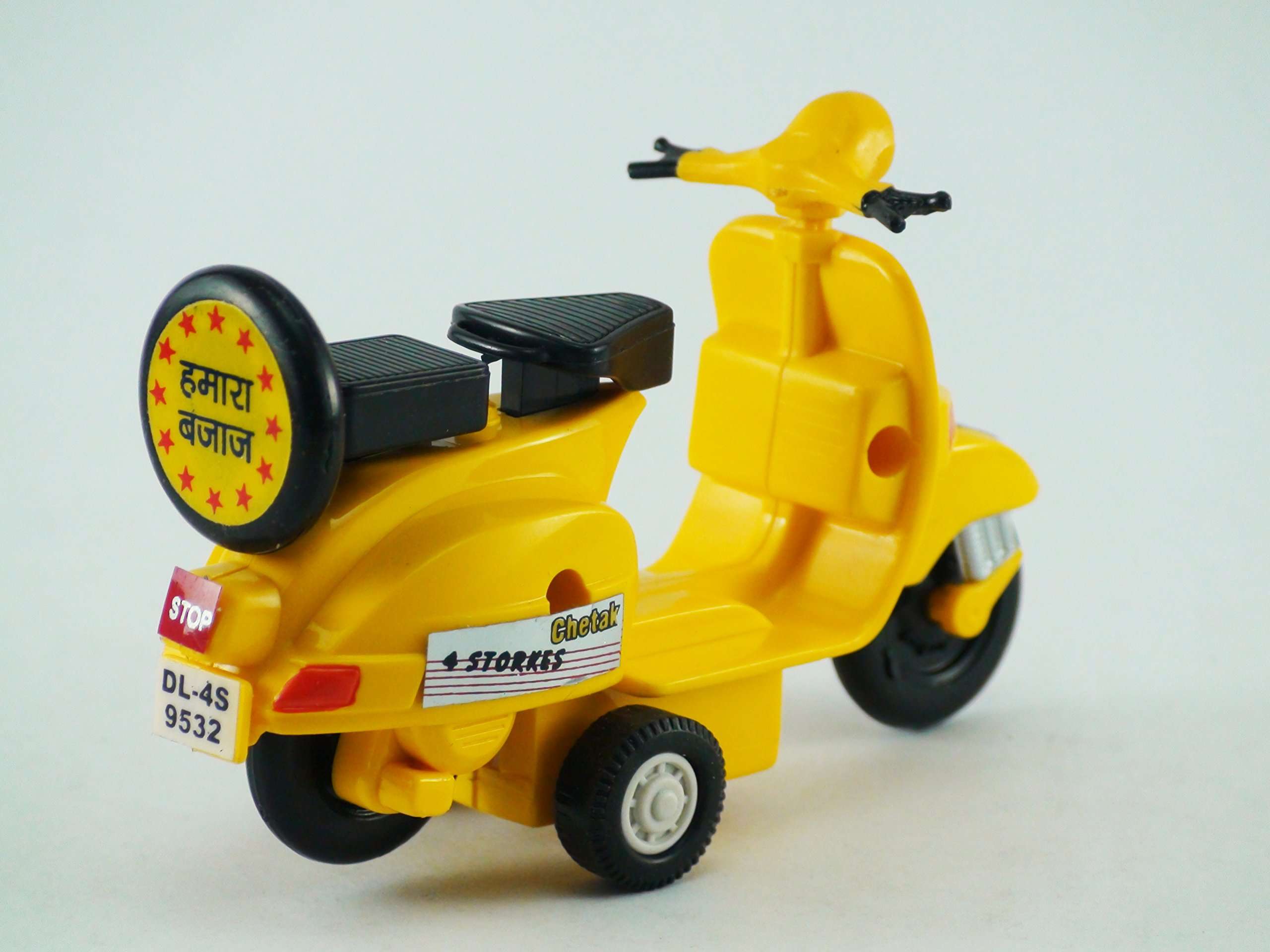 Centy Toys Attractive & Model of Famous Baby Chetak Scooter (100/35/65 mm in L/B/H Approx ) ( Yellow Color ) 4