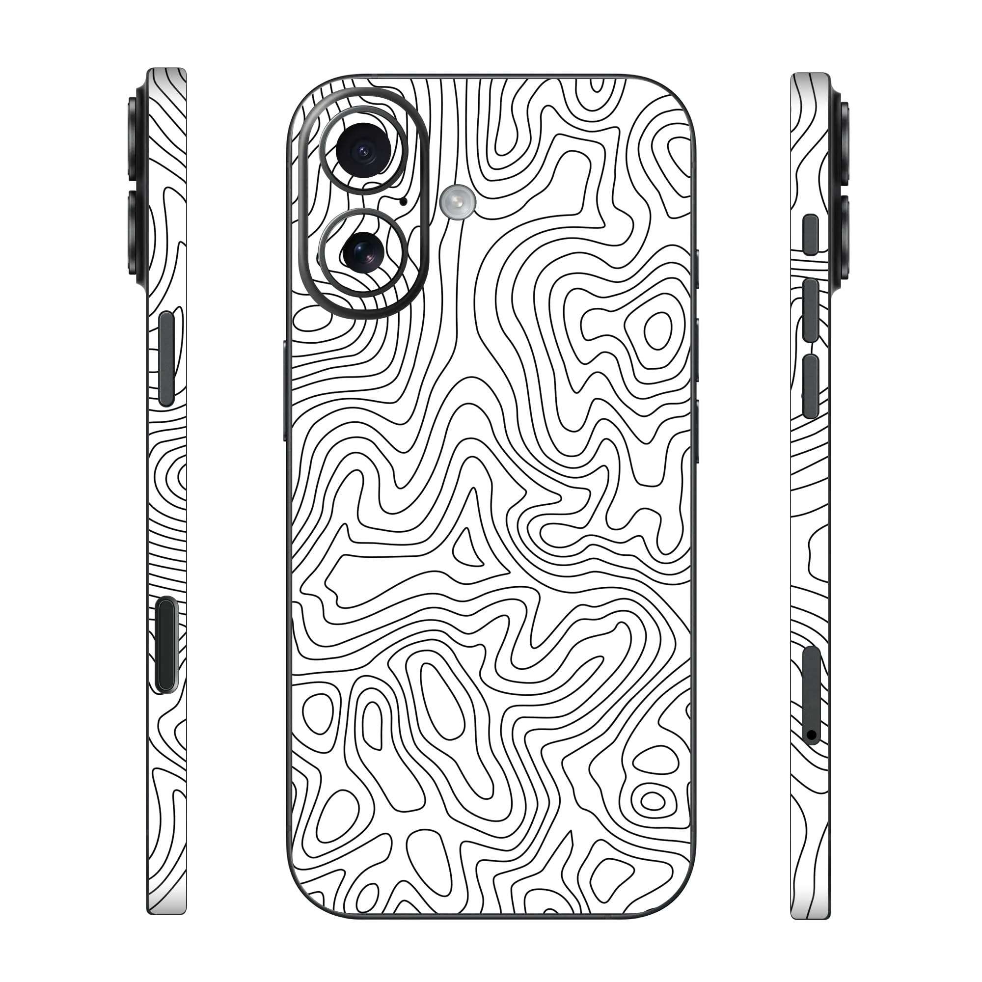 Capes India Mobile Phone Skins Compatible with Apple iPhone 16 | Not a Cover/Case | Protective Film Vinyl Sticker (Tornado, Full Body Skin) 1