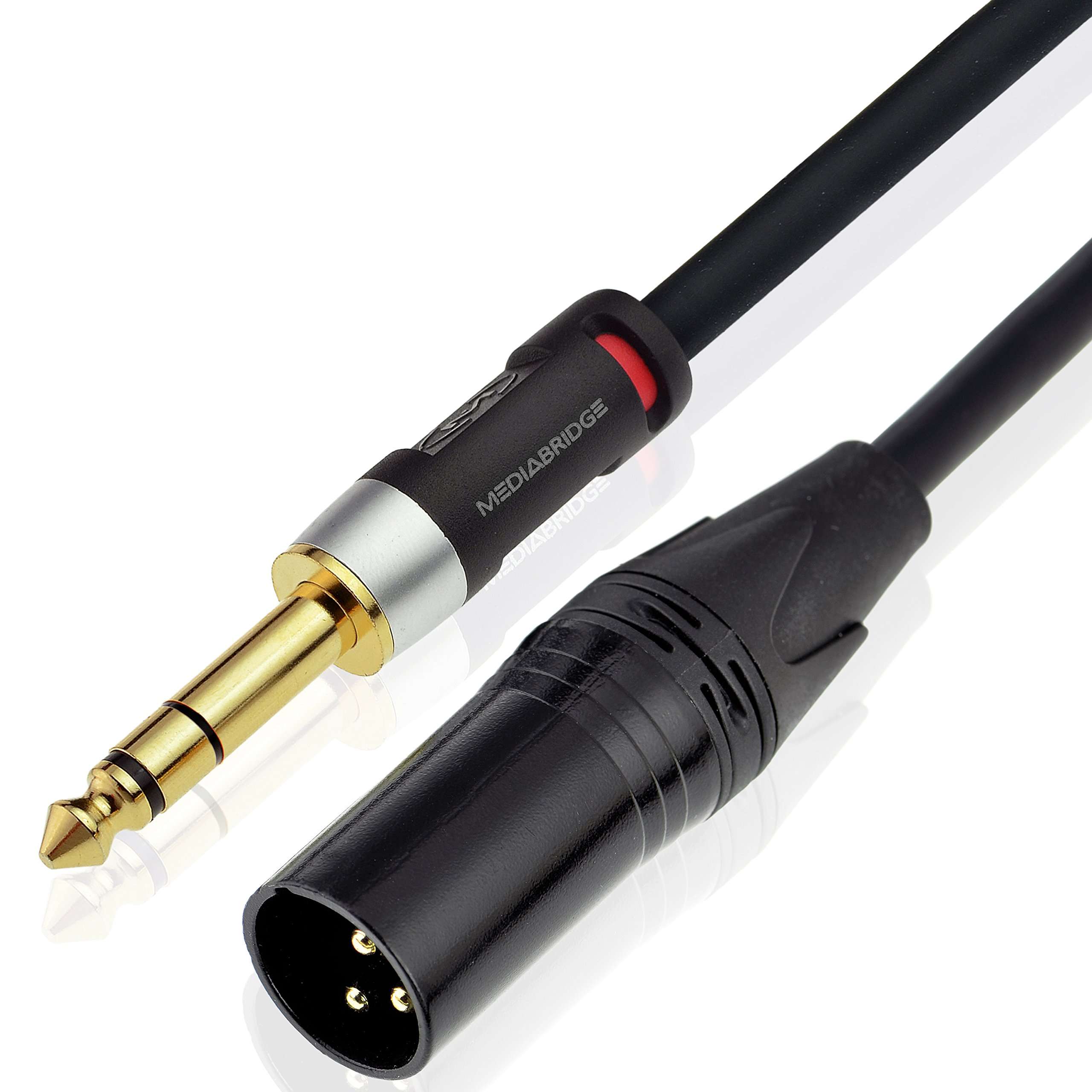Mediabridge Audio Cable Black (MC-XM-TRS-6) 1