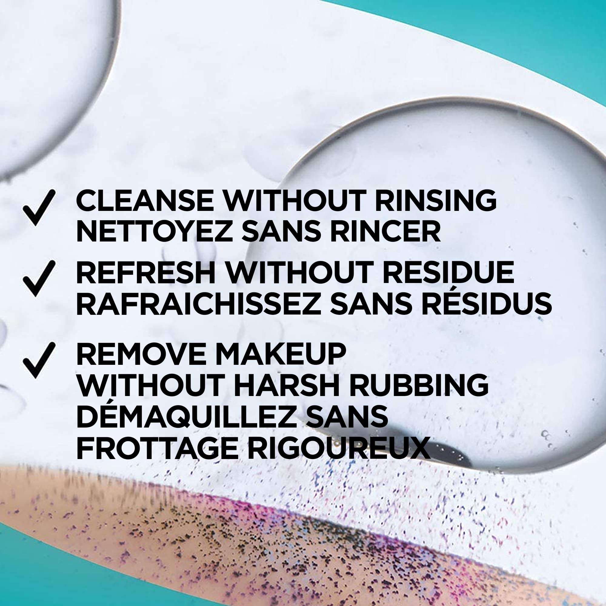 Garnier SkinActive Micellar Cleansing Water, For Waterproof Makeup, 3.4 Fl Oz 4