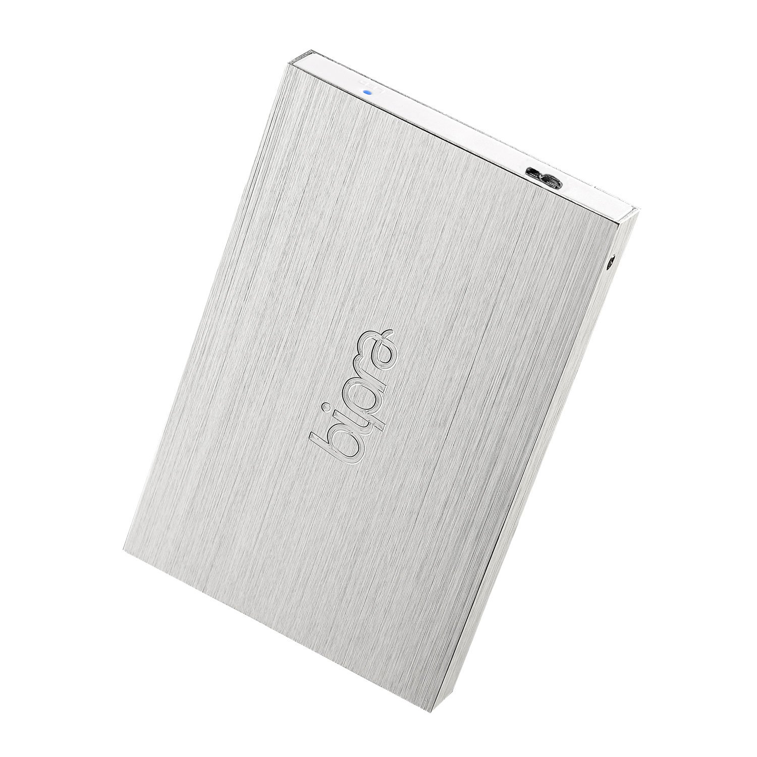 BIPRA 80GB 80 GB USB 3.0 2.5 inch NTFS Portable External Hard Drive - Silver 1