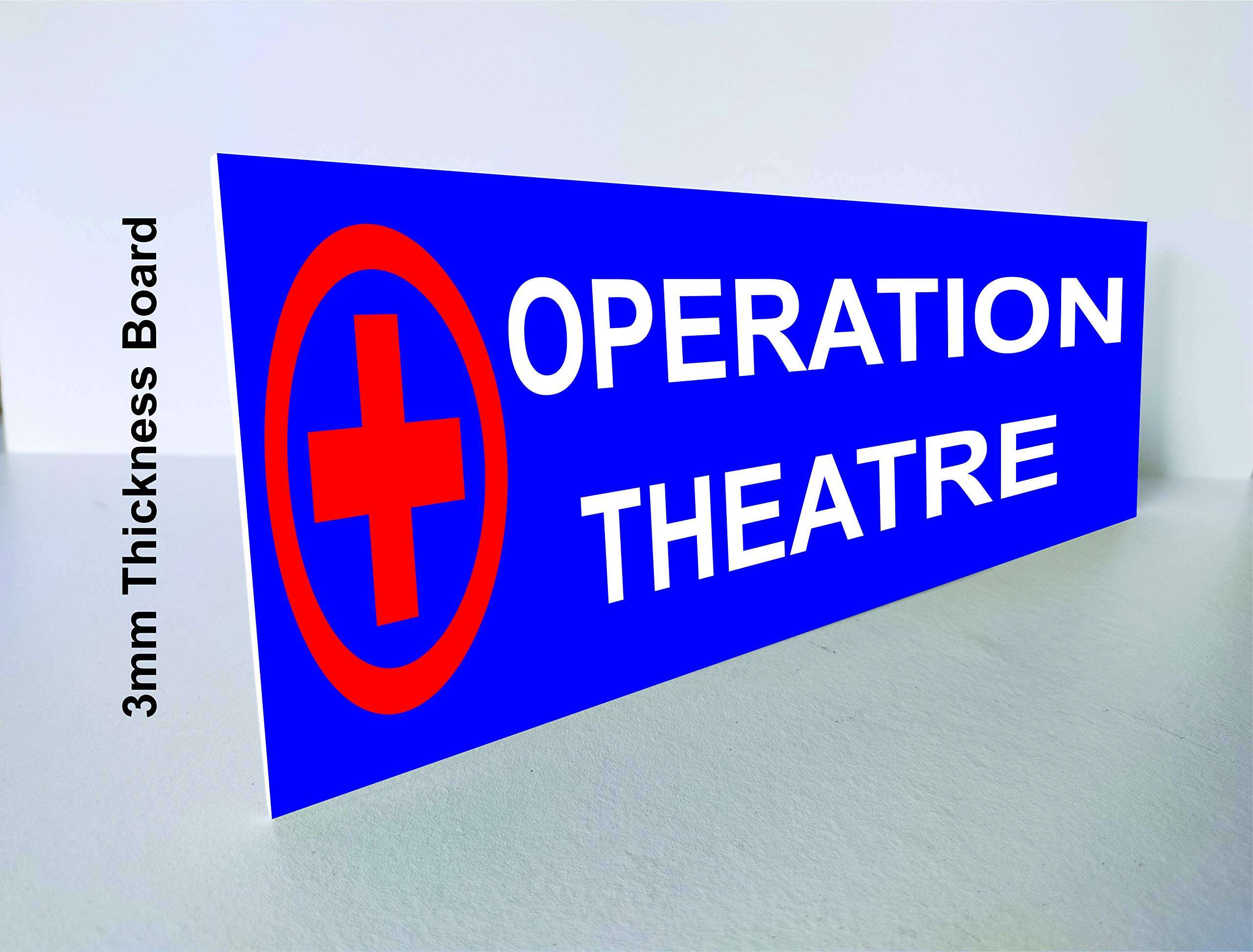 SIGN EVER Operation Theatre Sign Board For Hospital Pharmacy Medical Collage Doors Waterproof Commercial Signage Boards L x H 30 Cm x 10 Cm 2