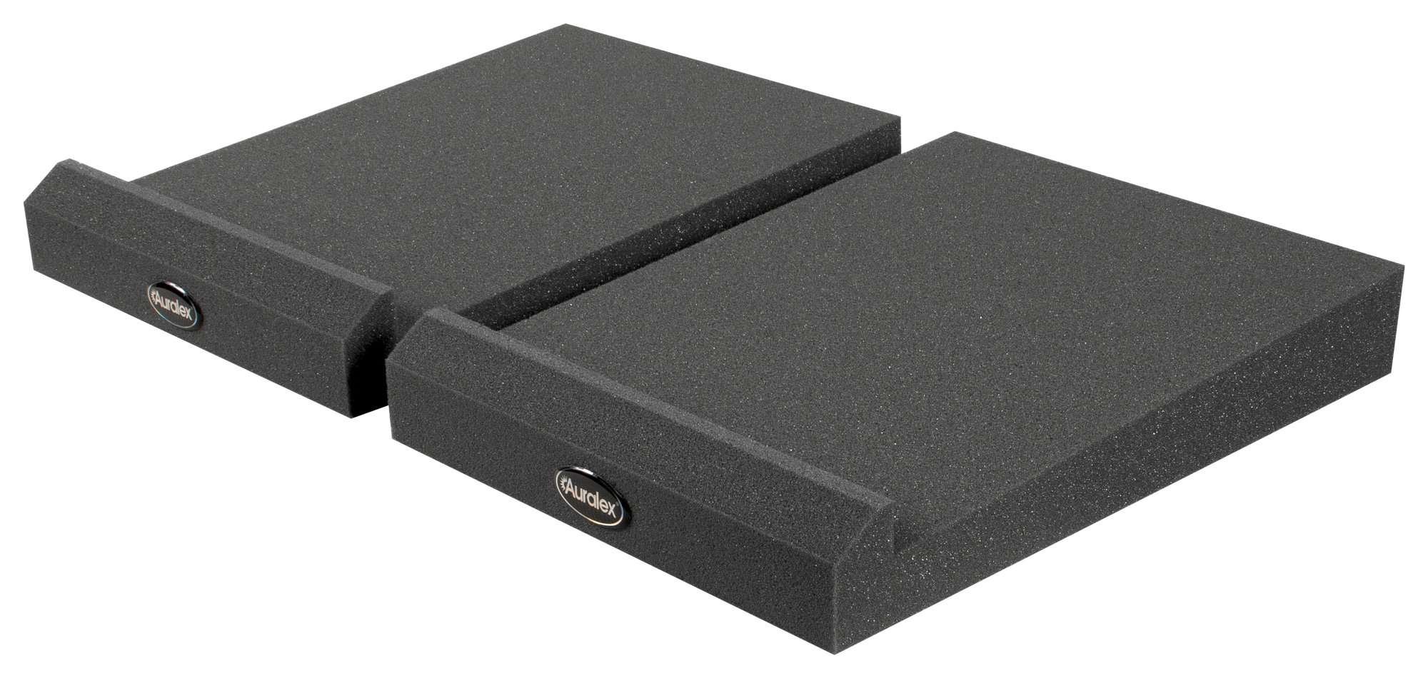 Auralex Acoustics MoPAD-XL Monitor Acoustic Isolation Pads, 2" x 8.75" x 12", 1 Pair, Charcoal 1