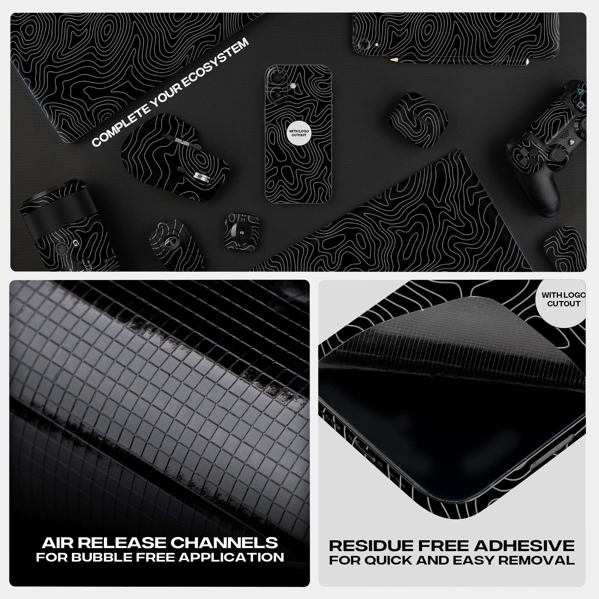 Capes India Mobile Phone Skins Compatible with Apple iPhone 16 | Not a Cover/Case | Protective Film Vinyl Sticker (Galaxy, Full Body Skin) 5