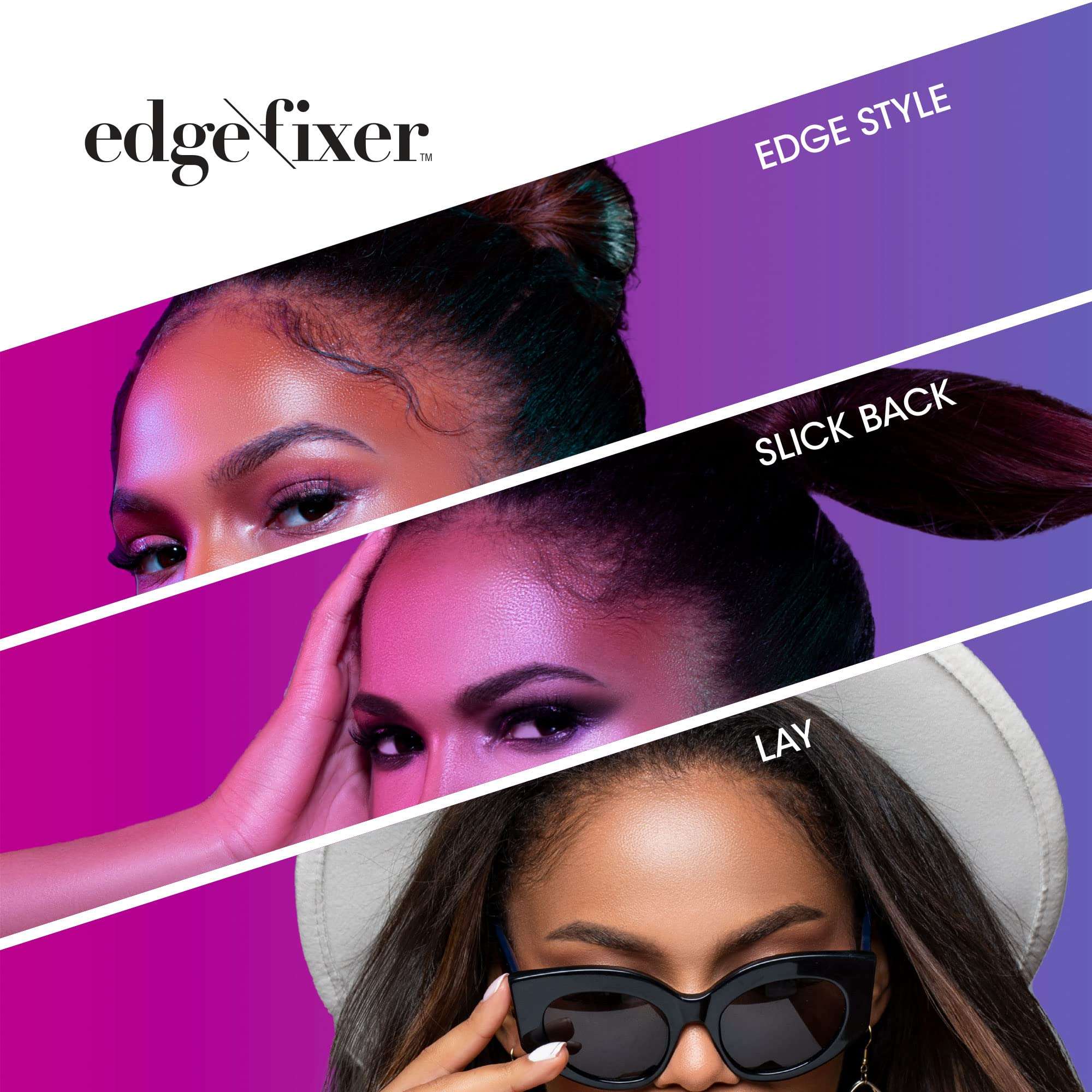 Red by Kiss Hair Wax Stick 24HR Max Hold Edge Fixer Edge Control Pomade Non-Sticky, Non-Oily Flake Free Hair Styling Wax (Strawberry Acai) 5