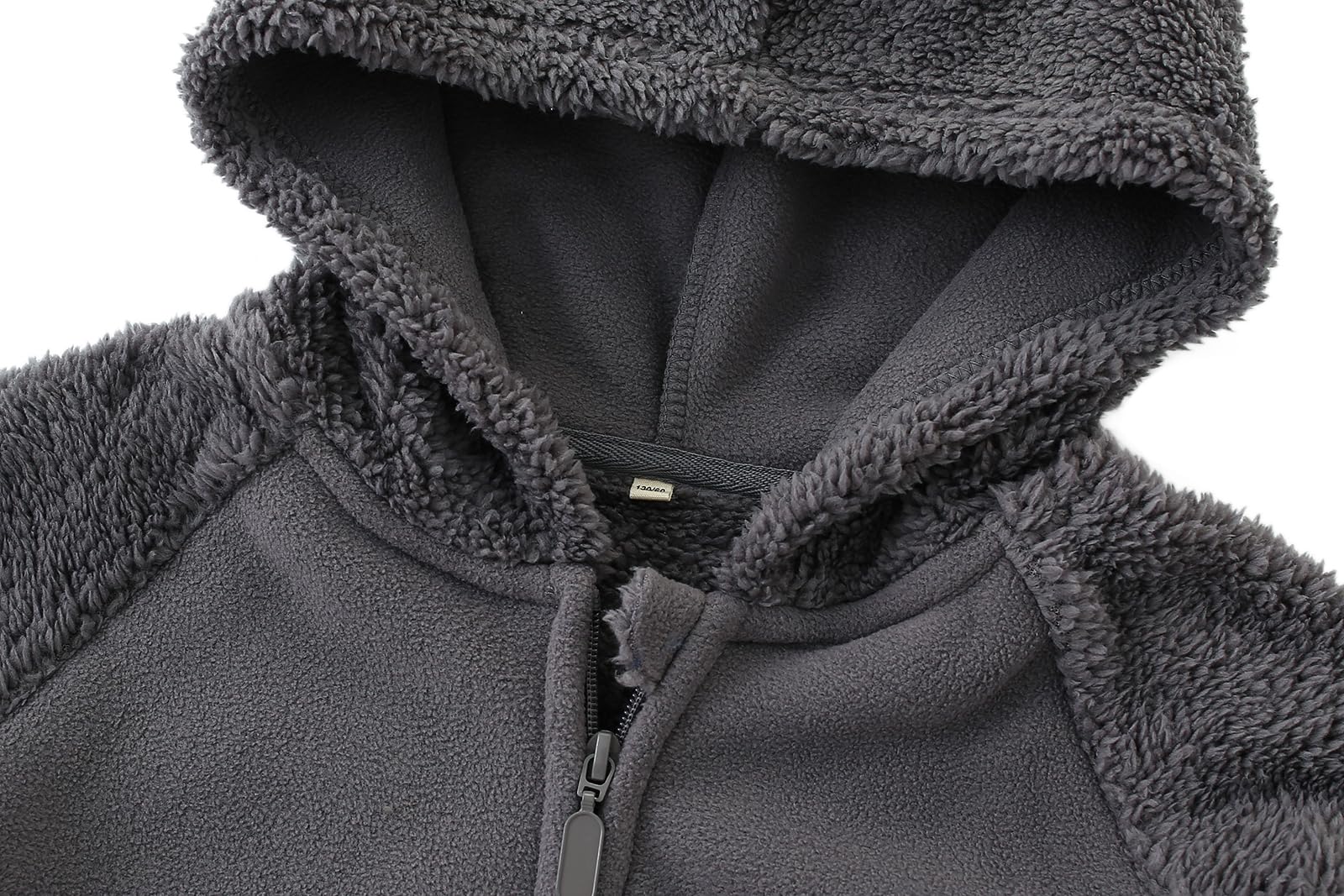 AMIYAN Bear Ears Shape Fleece Warm Hoodies Clothes Toddler Zip-up Light Jacket Sweatshirt Outwear For Baby Boys (Orange, 3-4T) 3