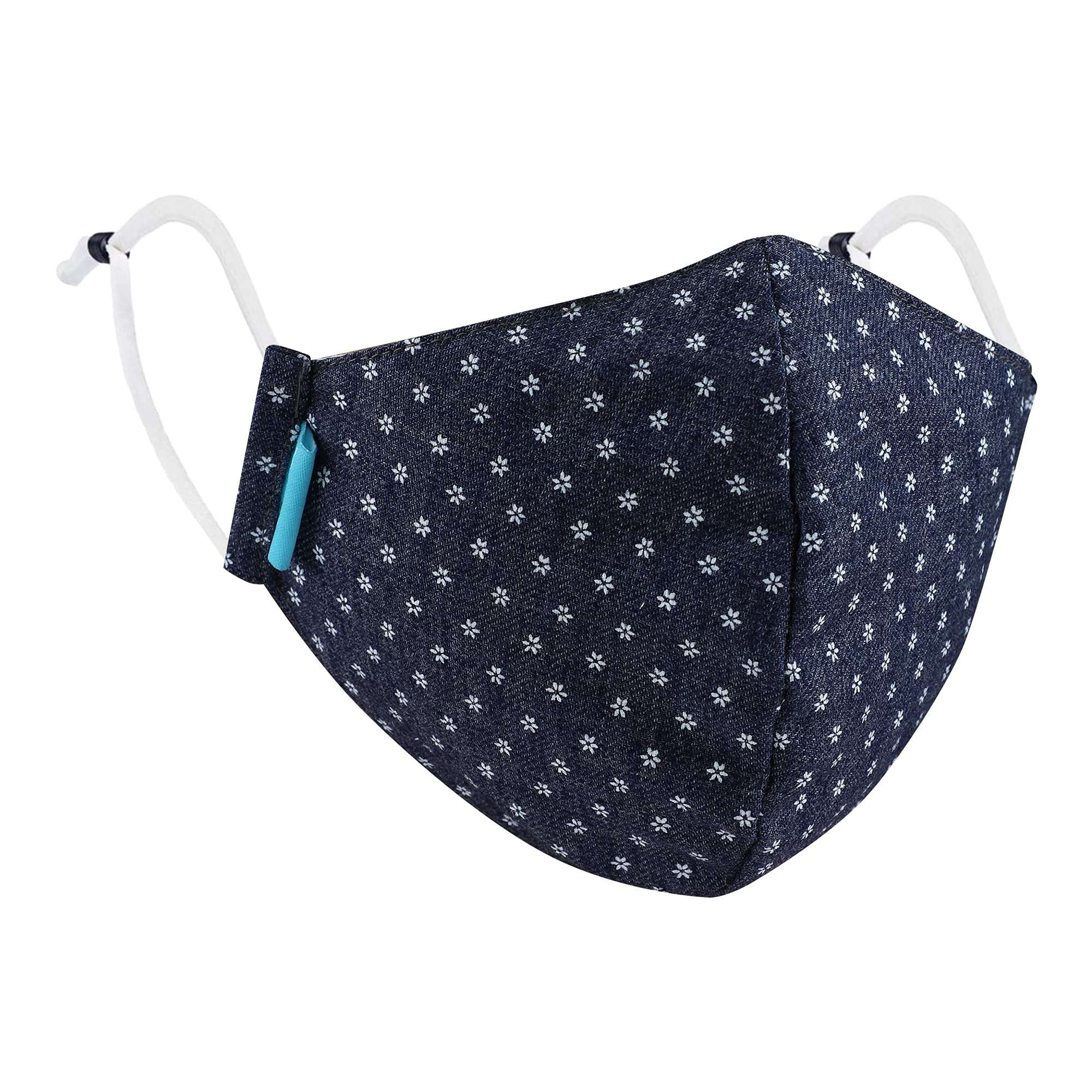 Maple MP-01 Unisex Fine Cotton Face Mask Reusable & Washable- (Pack of 4) , Dust/Pollution Protection 3 Layer Cloth Face Cover for Men ,Women & Teens Girl Boy Printed Multicolor Quality Breathable Mask (PACK OF 60) 4