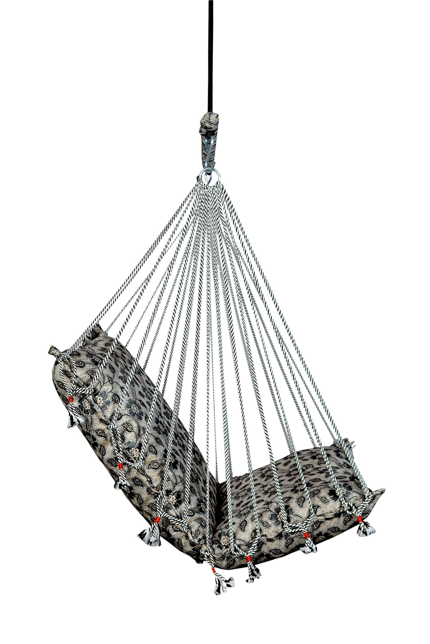 Kkriya Home Décor Swing for Adult |Home| Balcony |Jhula for Garden Single Seater(Completely Washable ) 5
