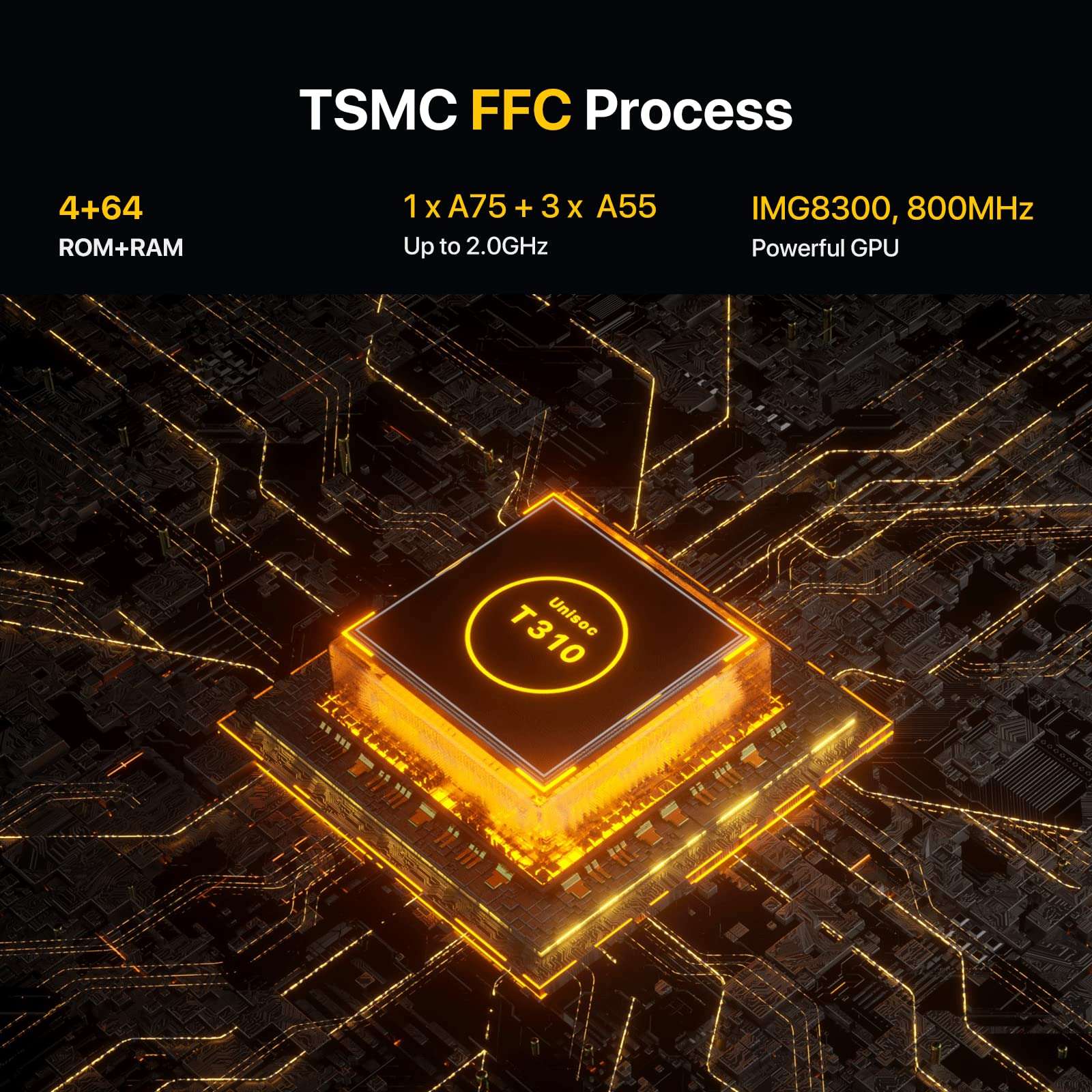 UMIDIGI Bison X10G Rugged Smartphone, NFC, T-Mobile, 4+64G, Rugged Cell Phone Unlocked, IP68/IP69K Waterproof, Android 11, 6.53" FHD Screen, 5150mAh Battery, 4G Dual SIM 2