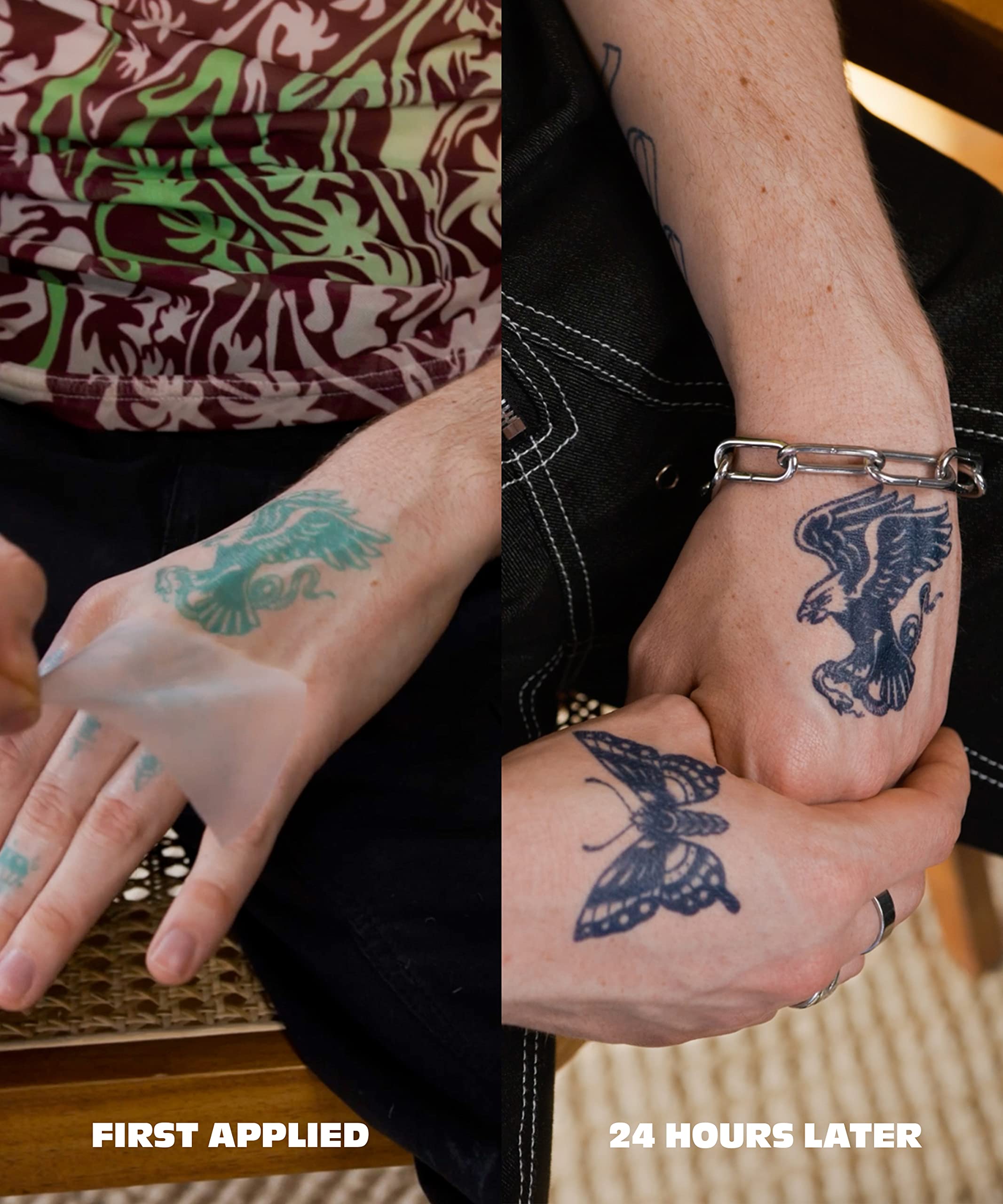 Inkbox, Temporary Tattoos, Semi Permanent Tattoo, One Premium Easy Long Lasting, Waterproof Inkbox Tattoo with For Now Ink. Lasts 1-2 Weeks, Butterfly Tattoo, Arwain, 1x1in 5