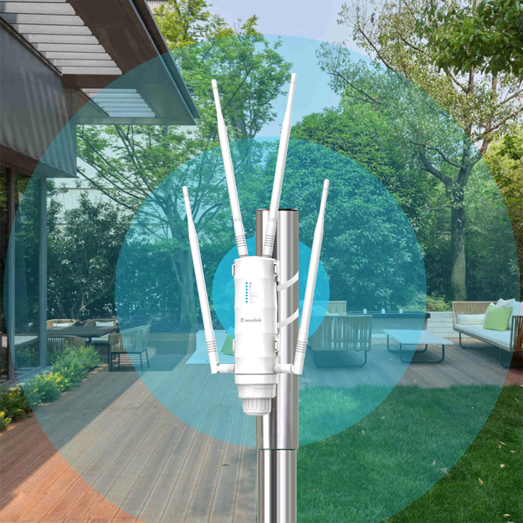 WiFi 6 Router and AC1200 Outdoor WiFi Extender Bundle 3