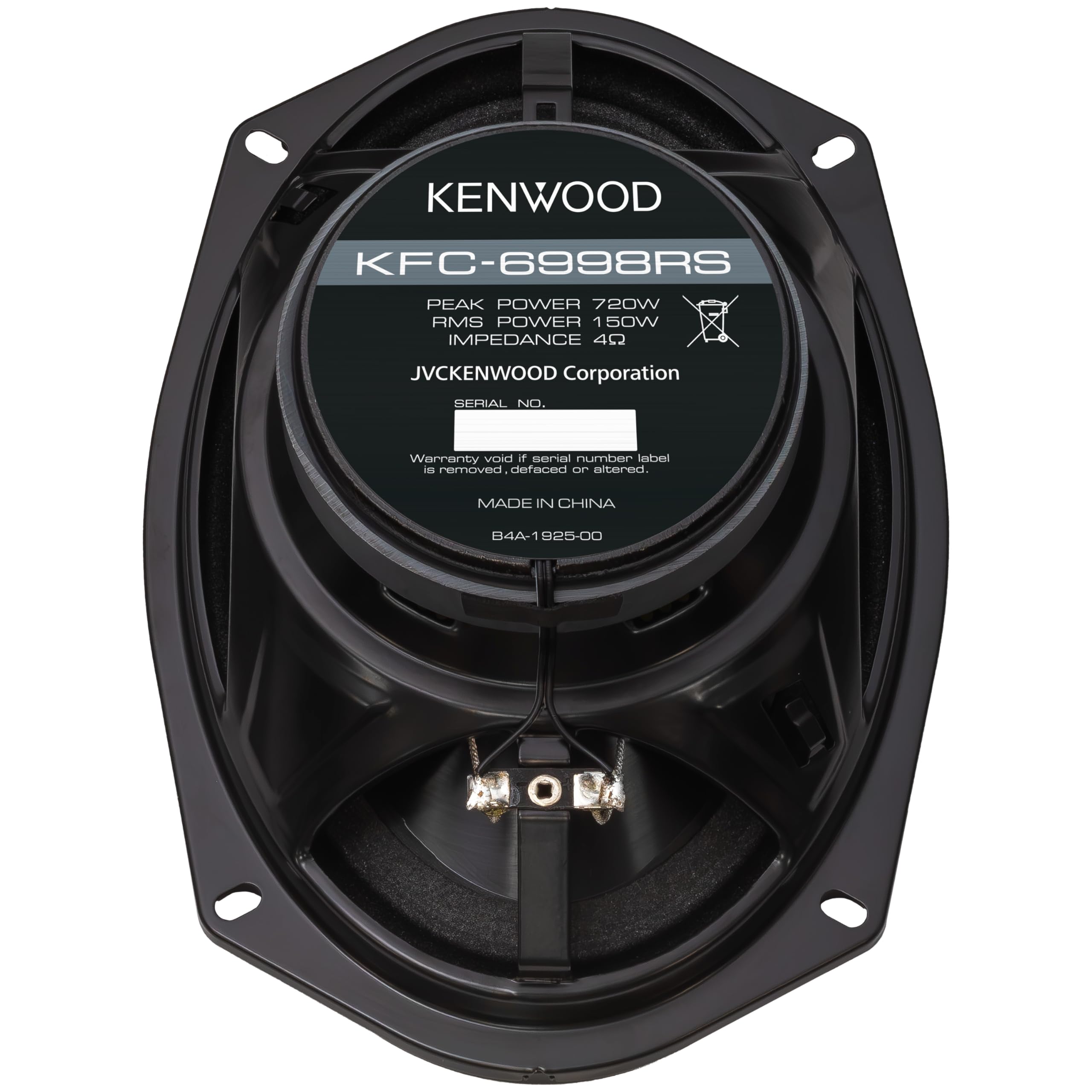 Kenwood KFC-6998RS 6" x 9" 5-Way Car Speakers – 720W Peak Power, Polypropylene Woofer Cone, Balanced Dome Tweeter, Acoustic Sound Harmonizer 6