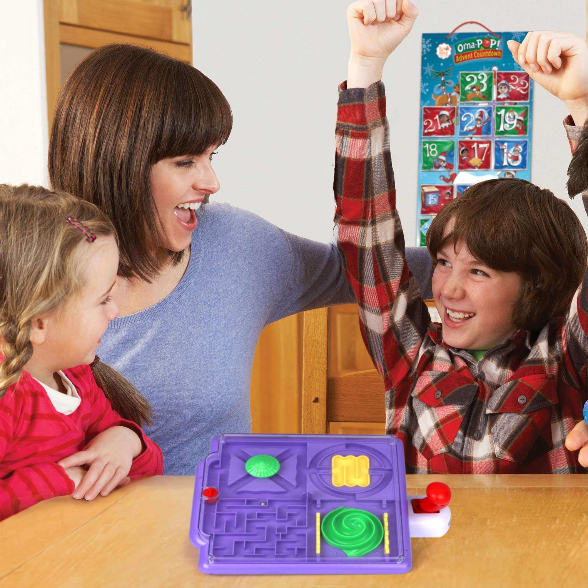 Point Games BrainyMaze Maze Madness - 4 in 1 Tilt Maze Puzzle Game - 1 Remote Control, Brain Teaser Toy - Developmental & Interactive Puzzle, Test Stabilizing Skills 6