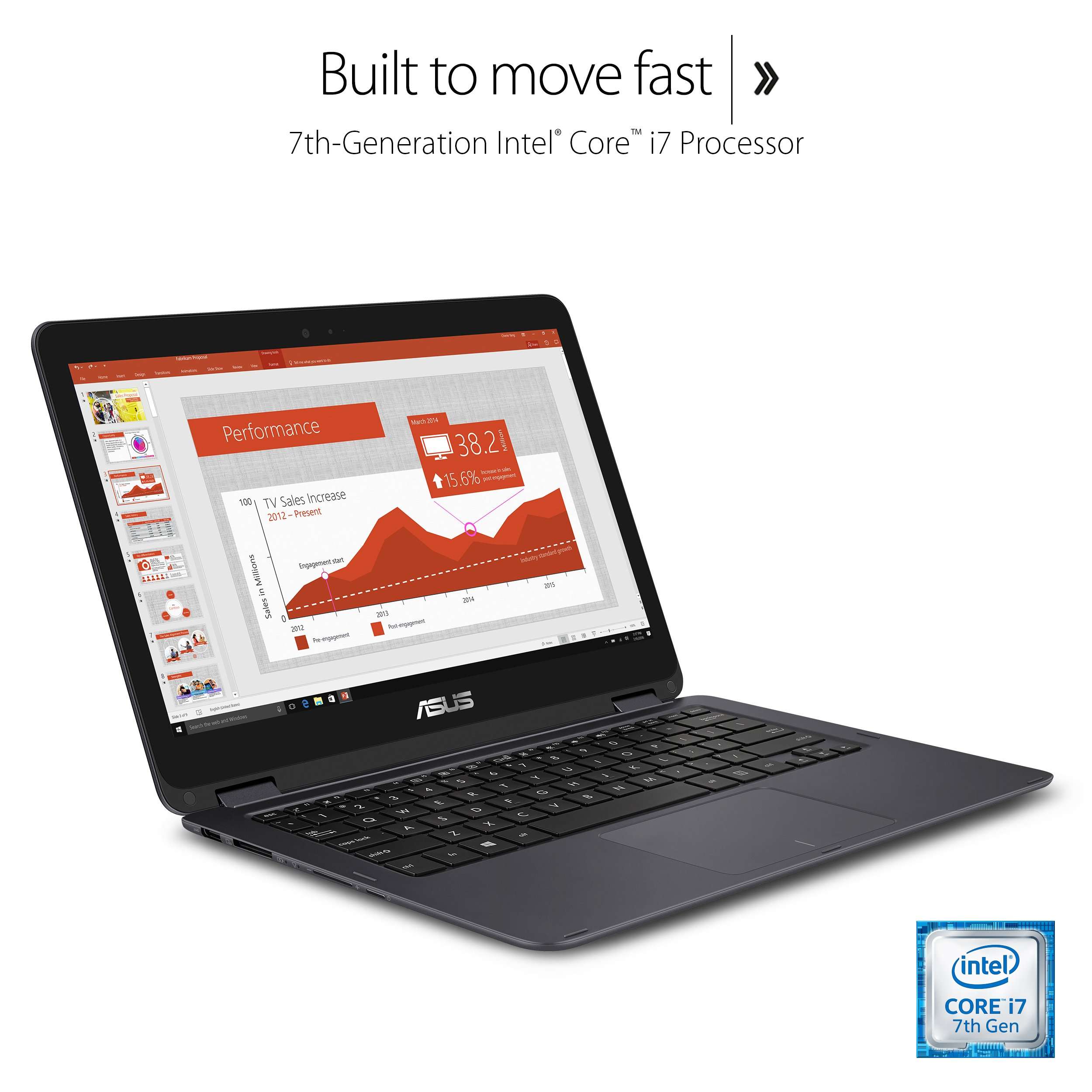 ASUS ZenBook Flip UX360UA 13.3-inch Touchscreen Convertible Laptop, Core i7, 16GB, 512GB SSD, Windows 10, Fingerprint Reader 4