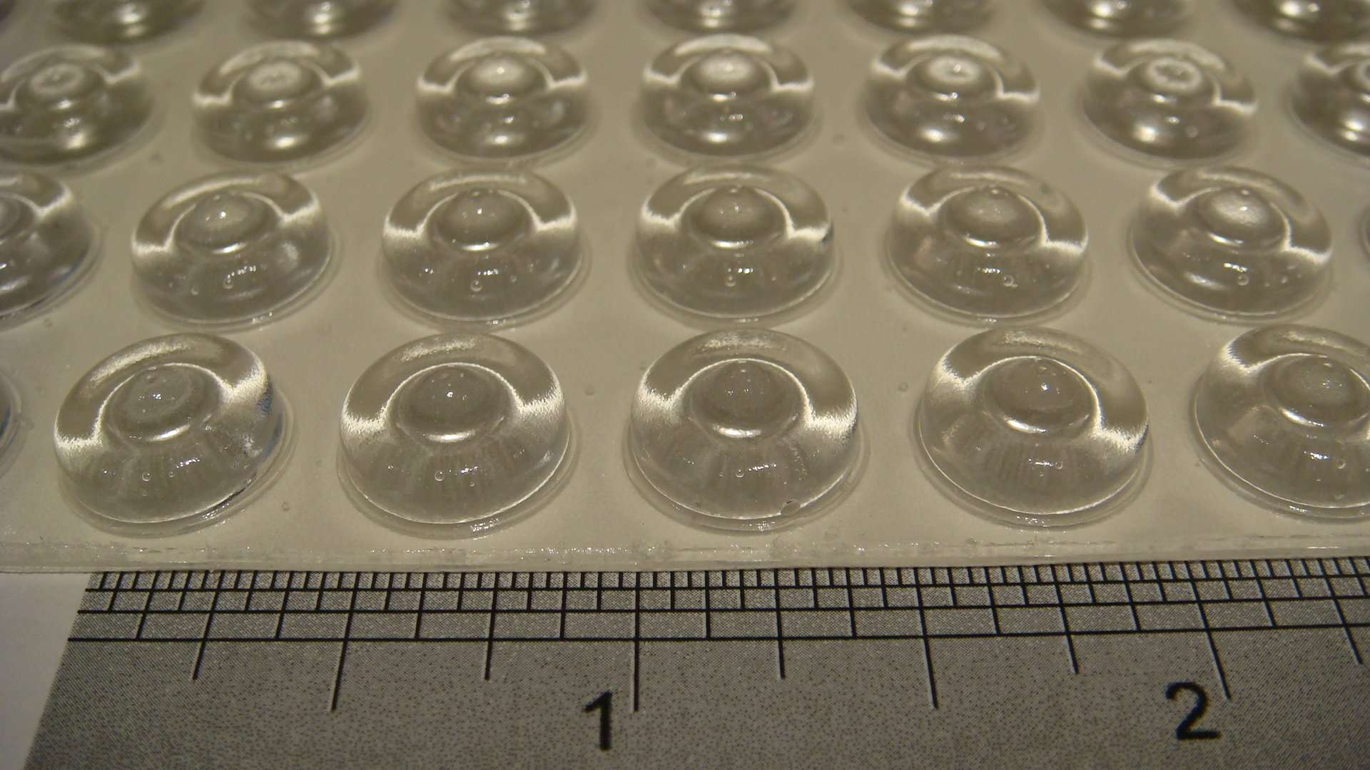 Specialty Soft Clear 1/2" (12.7mm) Dia x 0.20" (5.1mm) H Round Sound Deadening Cabinet and Furniture Bumpers - 50 Pack 1