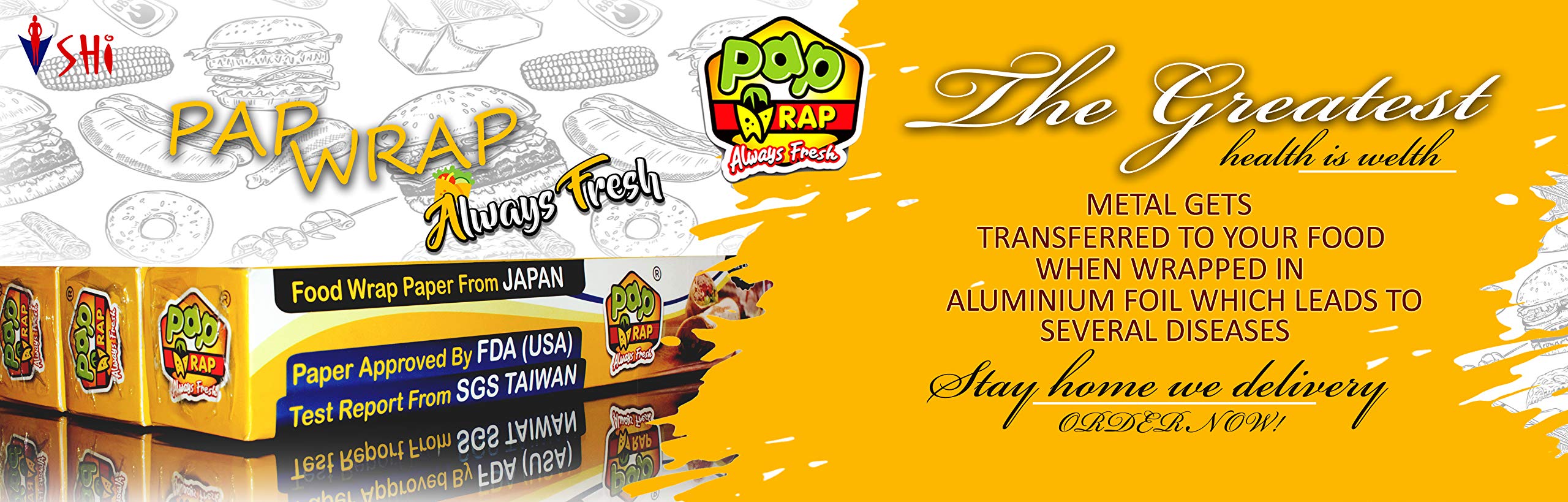 Pap Wrap Premium Multipurpose Food Wrapping Parchment Paper 21 Mtrs in Pack (Pack Of 5) 6