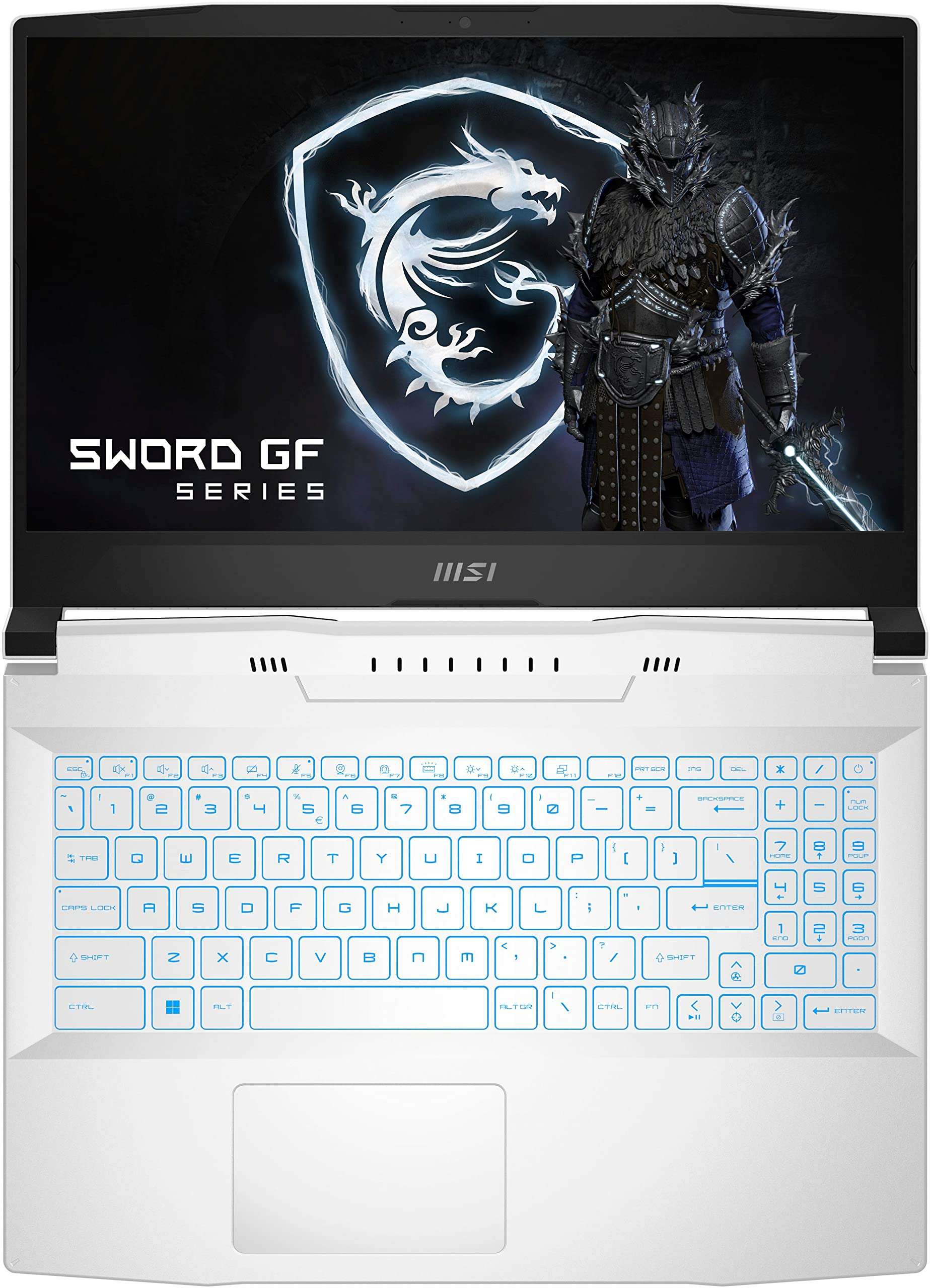2022 MSI Sword 15.6"" Gaming Laptop, 144Hz IPS Level FHD, Intel Core i7-12650H 10-Core, 16GB DDR4, 1TB NVMe SSD, NVIDIA GeForce RTX 3060 6GB GDDR6, Backlit Keyboard, Windows 11 w/ 32GB USB, White 4