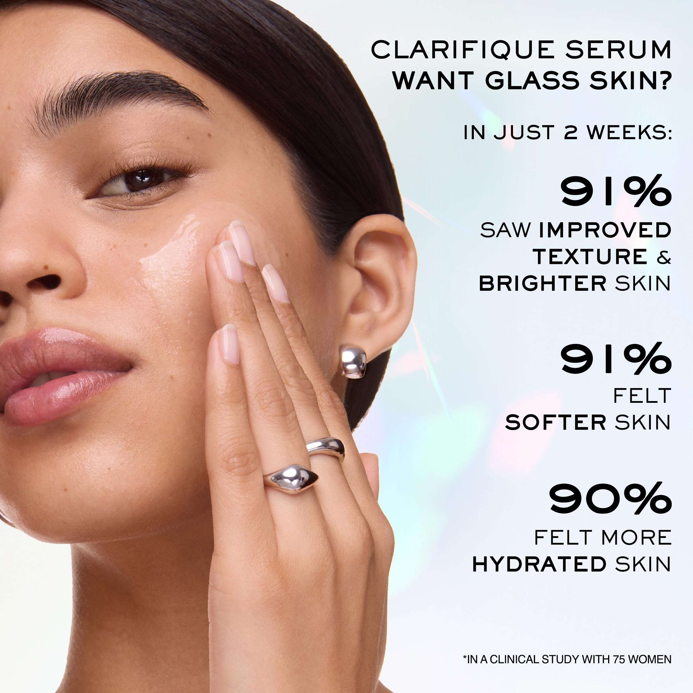 Clarifique Brightening Routine Discovery Set - Mini Clarifique Double Treatment Essence 1.7 Fl Oz, Full-Size Clarifique Pro-Solution Serum 1.0 Fl Oz, Mini UV Expert Defense SPF 50+ 0.33 Fl Oz 3