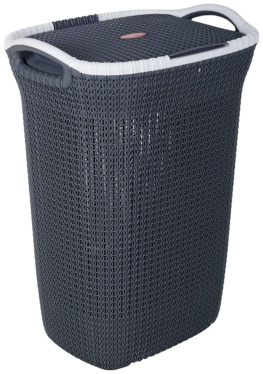 Nayasa Plastic Multipurpose Laundry Basket/Laundry Bag, Grey (NB32311) 1
