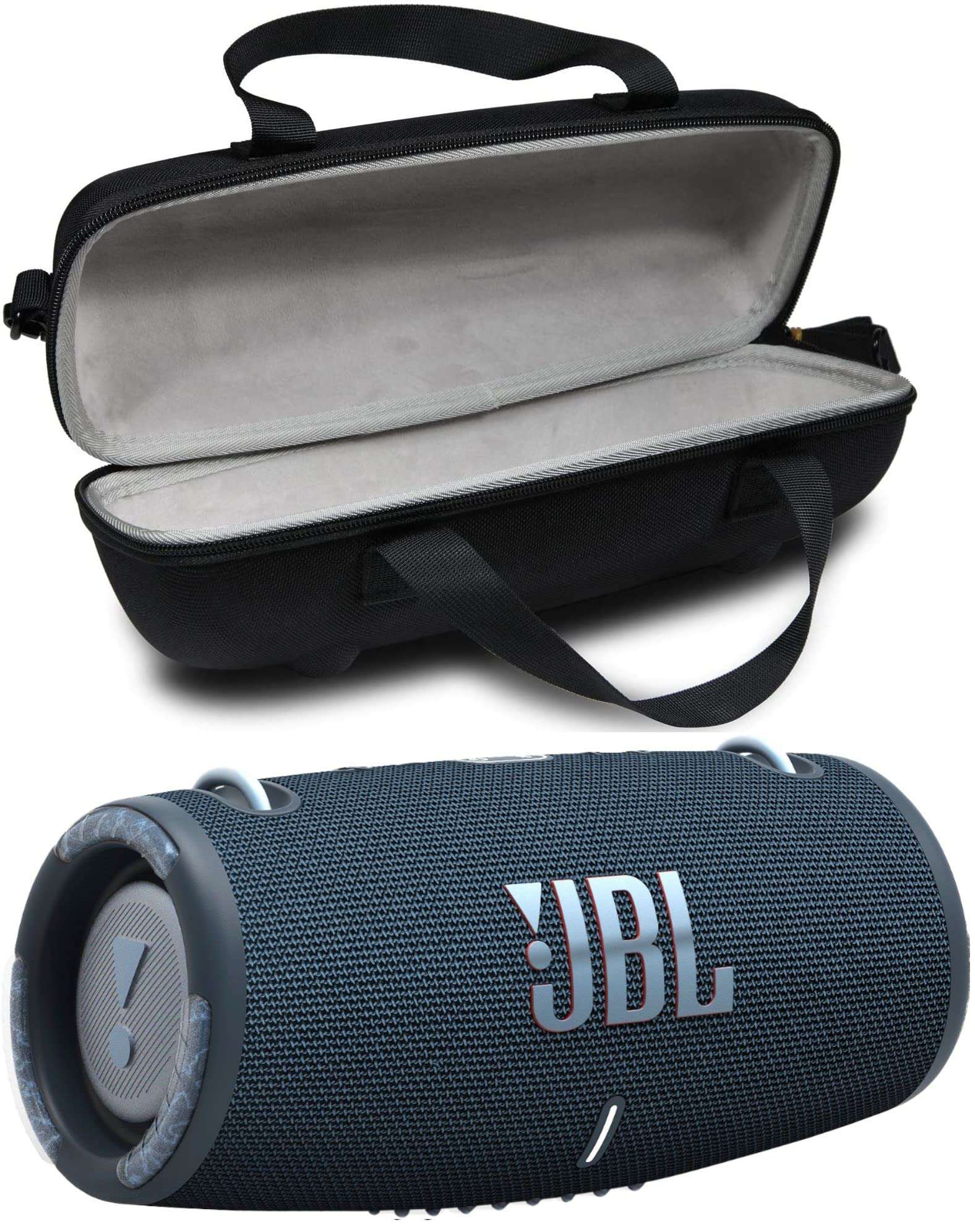 JBL Xtreme 3 Portable Waterproof Wireless Bluetooth Speaker Bundle with Deluxe CCI Premium Carry Case (Blue) 1