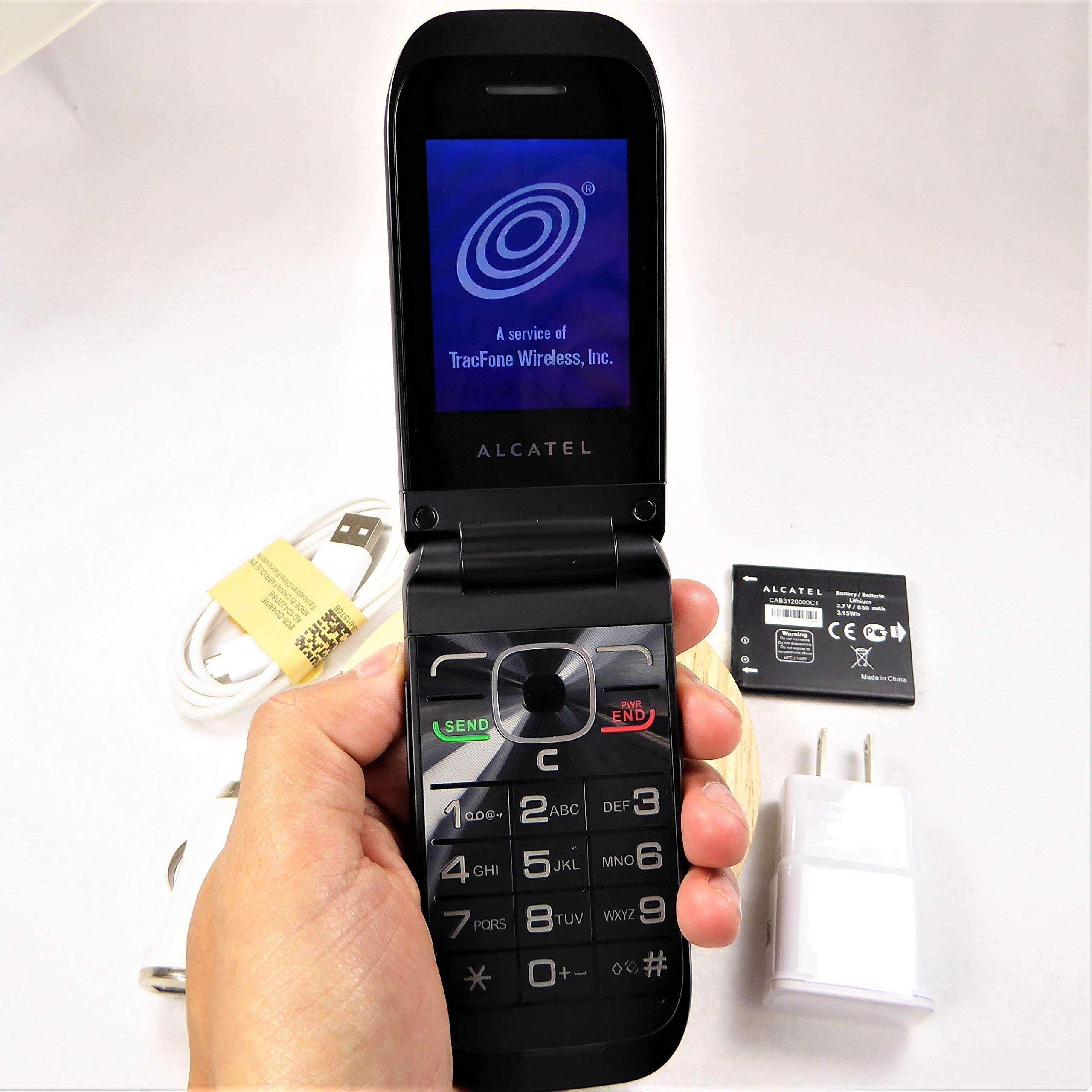 TRACFONE - Alcatel A392G No-Contract Cell Phone - Black 2