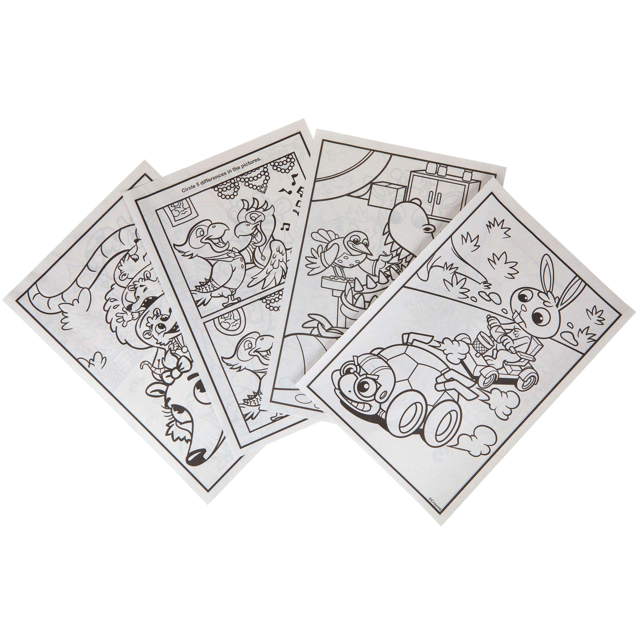 Crayola Safari Coloring Book, 96 Coloring Pages for Kids, Gift, Age 3, 4, 5, 6 5