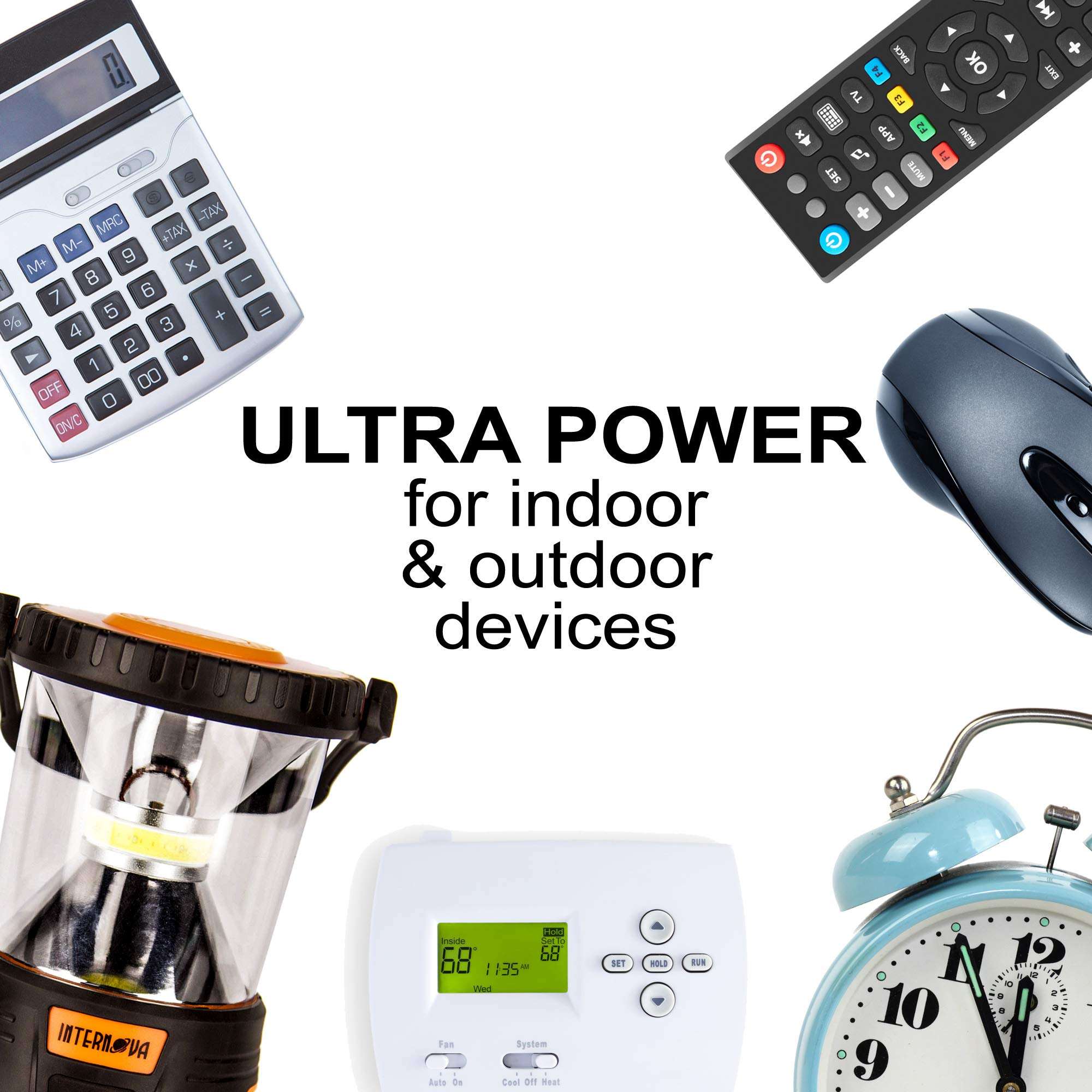 INTERNOVA® Alkaline D Cell Batteries, LR20 1.5V Cell High Performance, Easy to Open 6 Count Pack 5