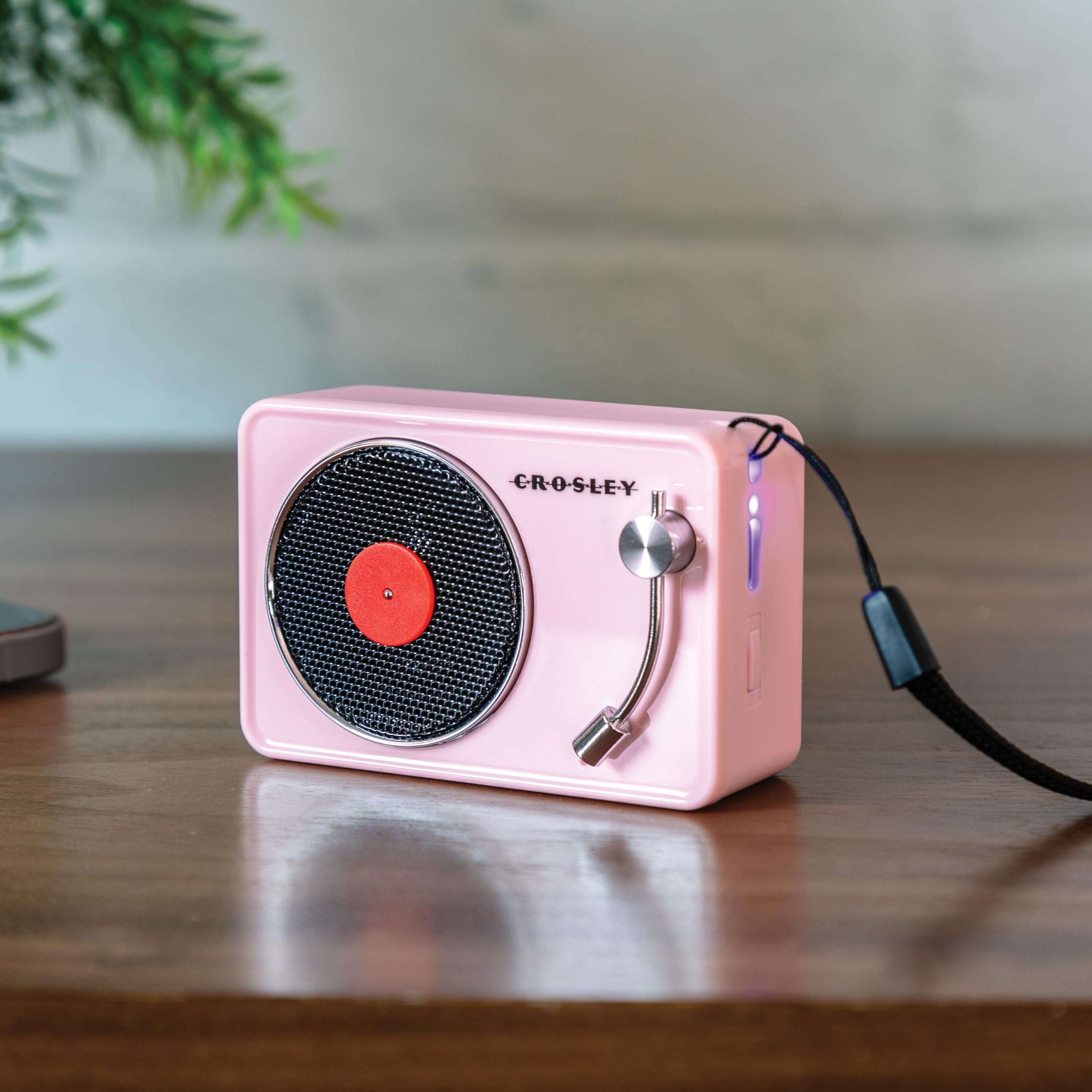 Crosley CR3029A-PI Portable Mini Turntable Bluetooth Speaker, Pink 6