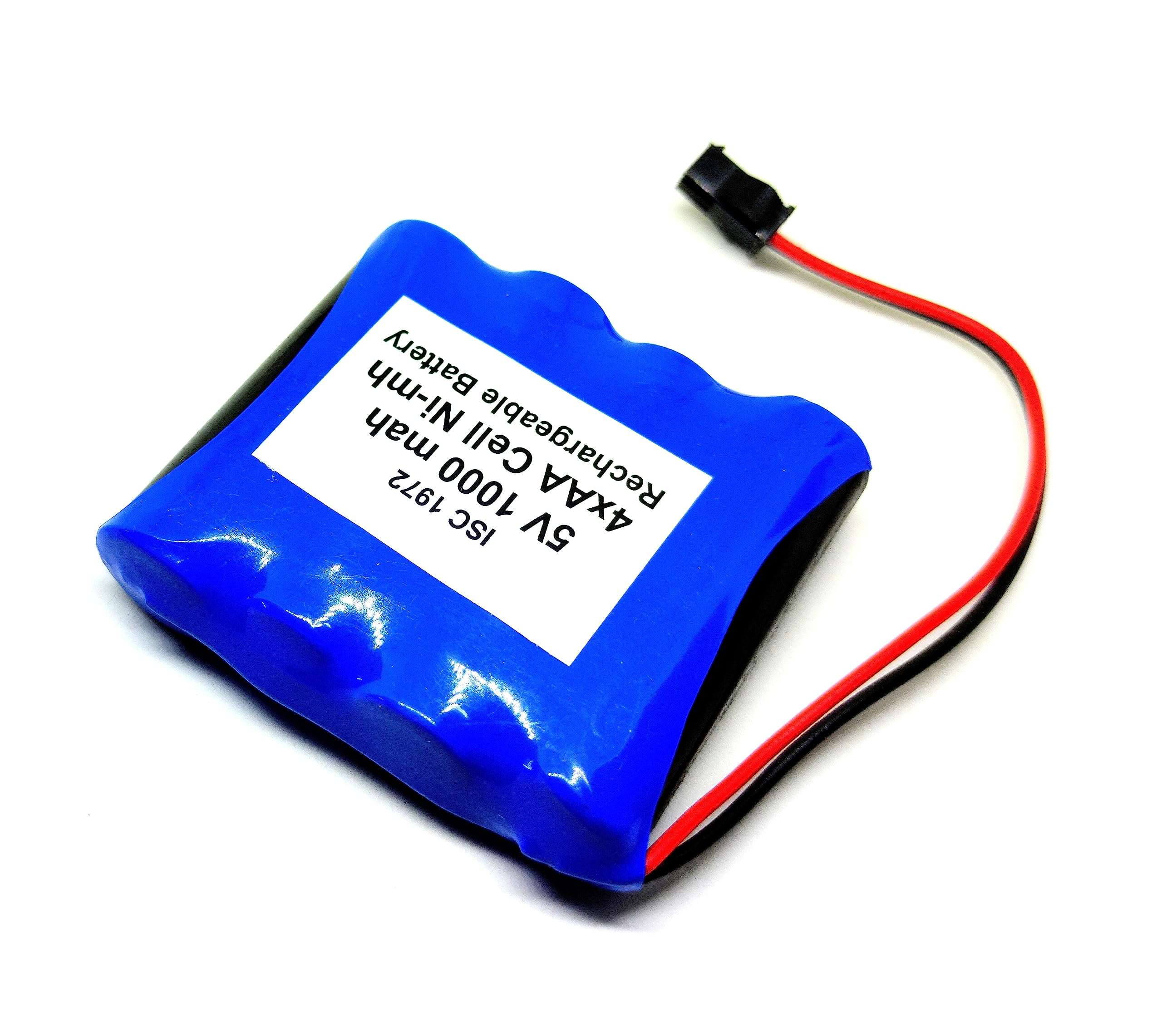 INVENTO 1pcs 5V 1000 mAh Ni-mh Rechargeable 1.2V x 4 AA Cell Battery Pack for Cordless Phone Toy Car DIY Project 3