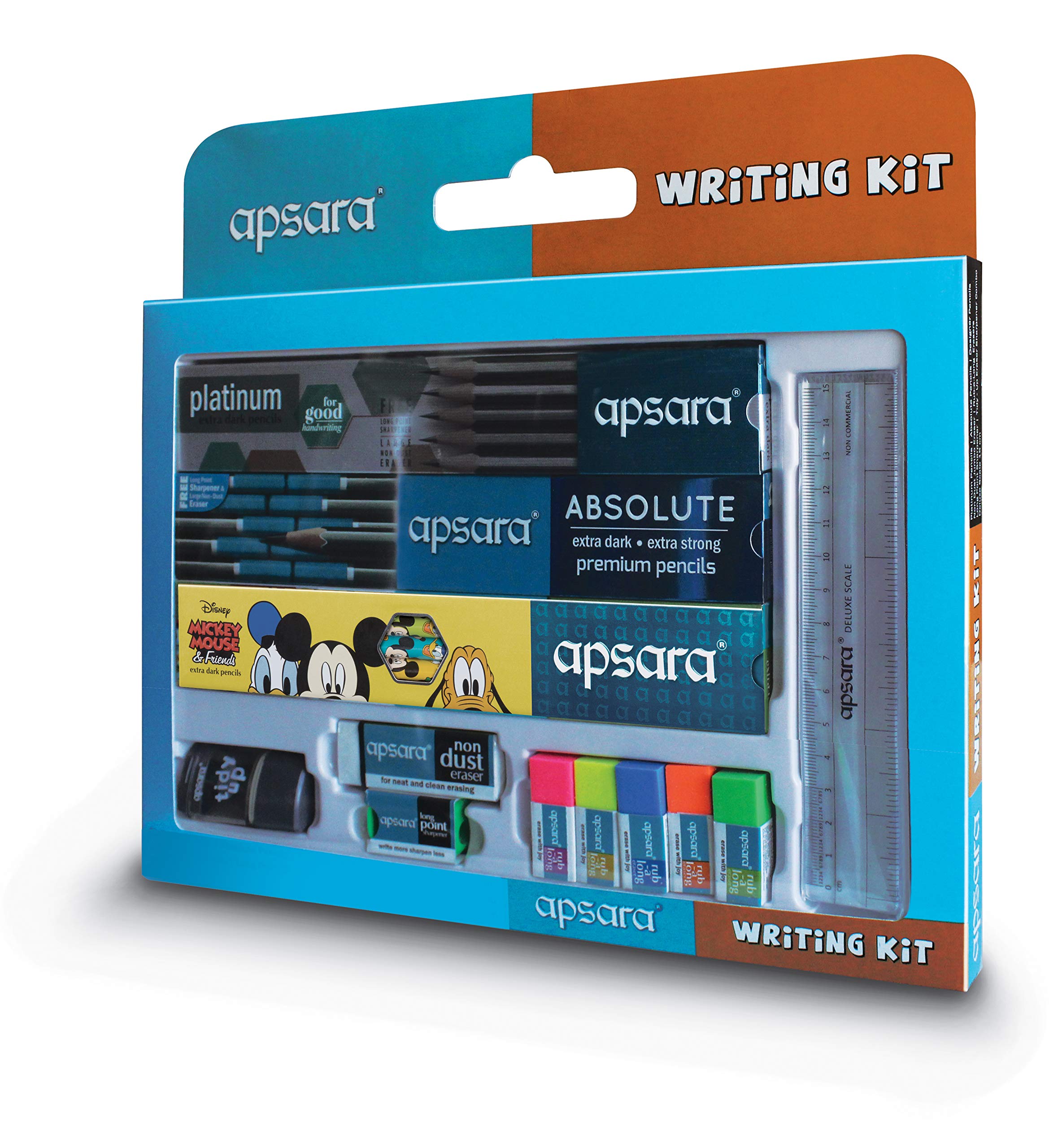Apsara Writing Kit & Camel Oil Pastel + Free 1 Drawing Pencil - 25 Shades 3